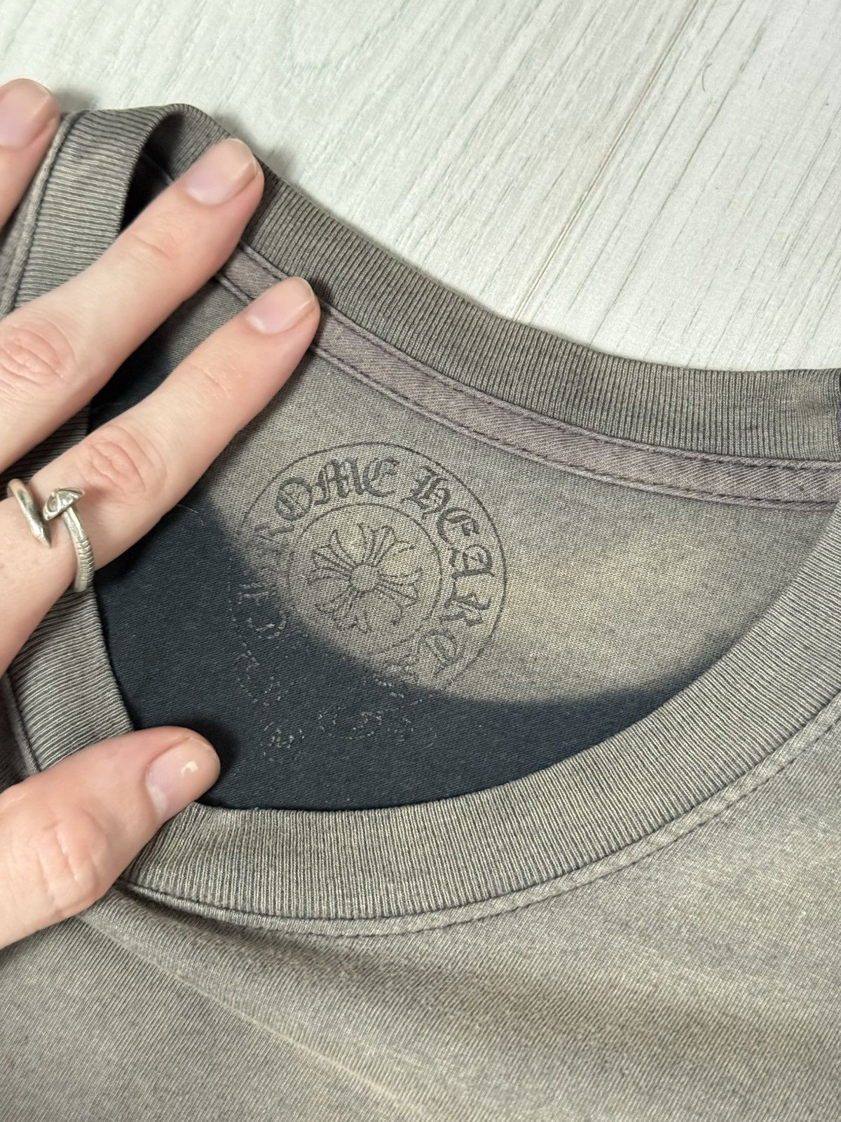 Chrome Hearts Chrome Hearts Sun Faded Los Angeles Horseshoe T-Shirt Size US M / EU 48-50 / 2 - 12 Thumbnail