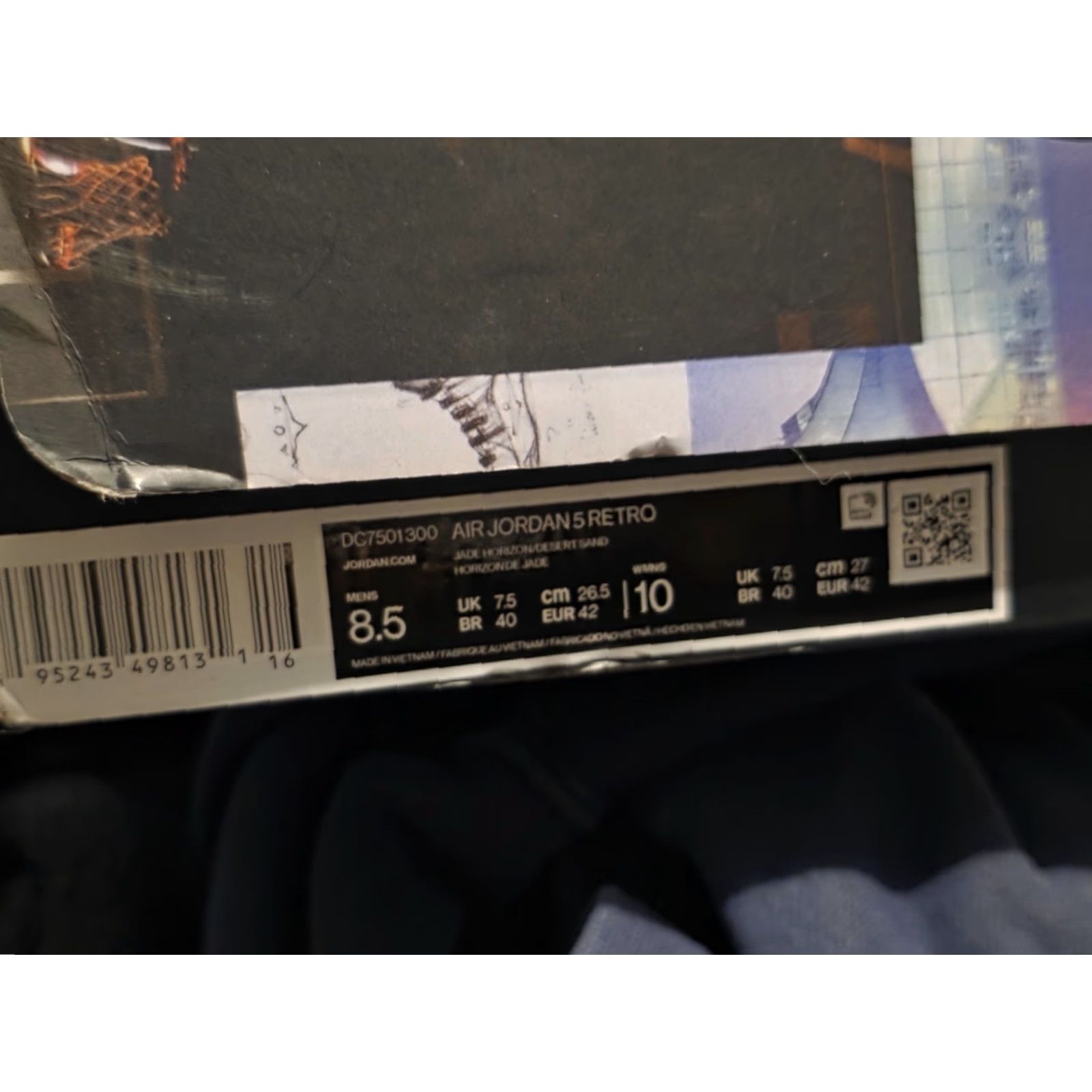 Jordan Brand Jordan Air Jordan 5 Jade Horizon 2022 Sneaker Mid Top Men 8.5 Green DC7501-300 Size US 9 / EU 42 - 5 Thumbnail