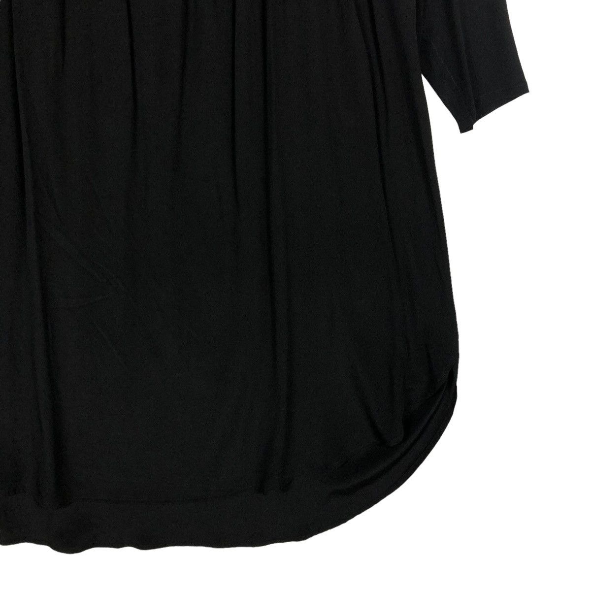 Yohji Yamamoto 🔥Rich Black - Y’s Yohji Yamamoto Blouse Oversized Size M / US 6-8 / IT 42-44 - 6 Thumbnail