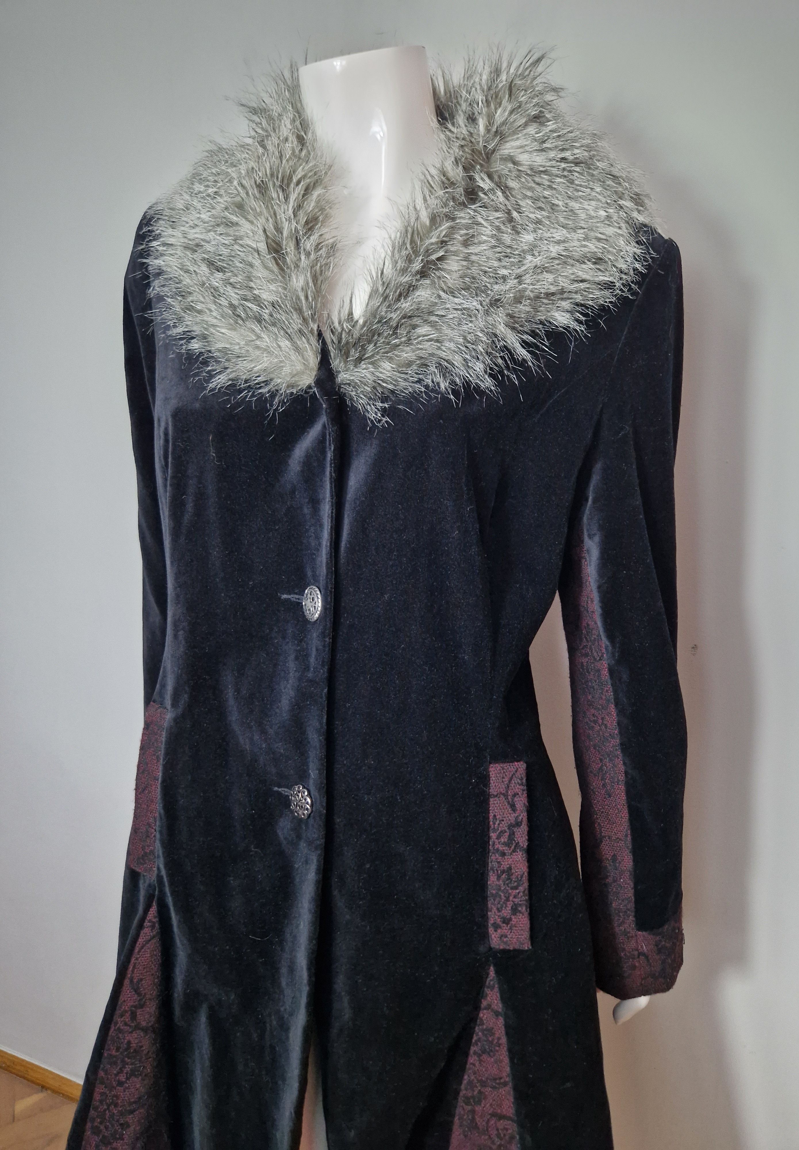 Hysteric Glamour × If Six Was Nine vintage velour faux fur goth coat Size M / US 6-8 / IT 42-44 - 10 Thumbnail
