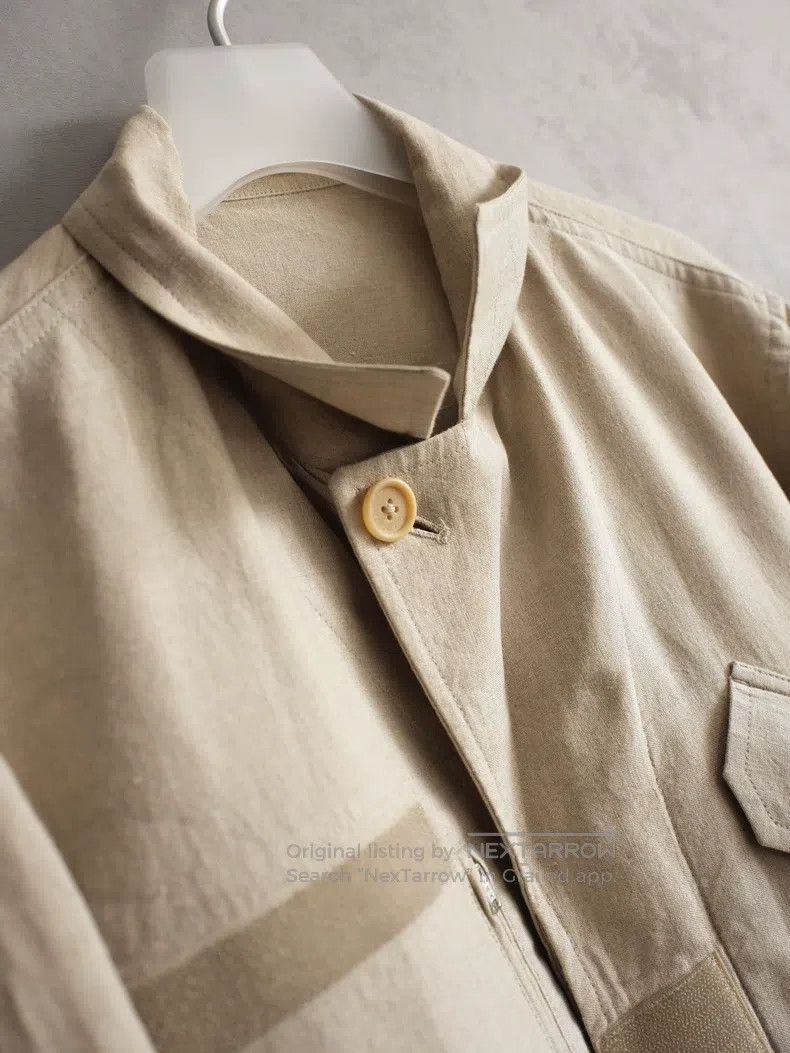 Yohji Yamamoto Yohji Yamamoto Drawstring Velcro Pleated Jacket Size US M / EU 48-50 / 2 - 5 Thumbnail