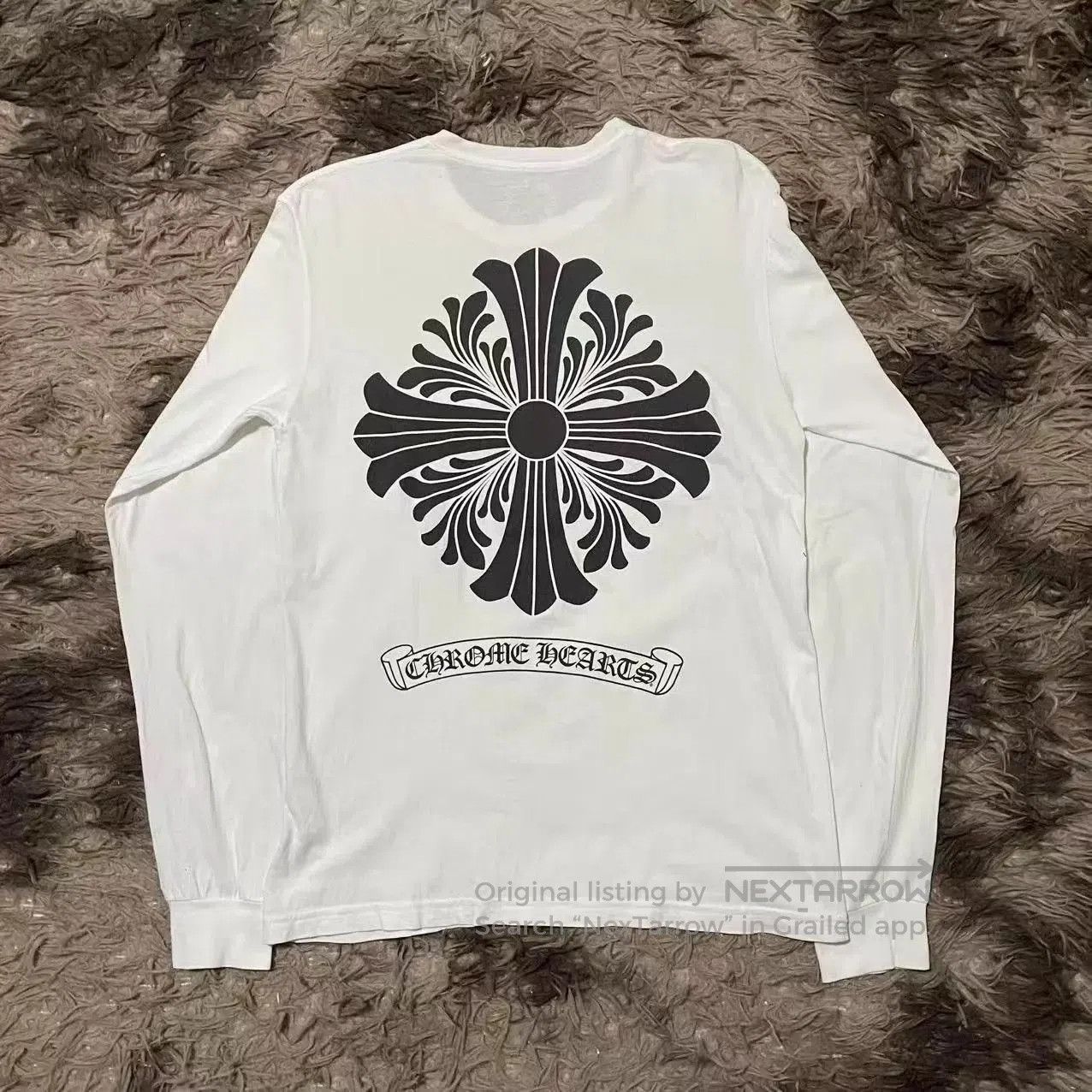 Chrome Hearts White Long Sleeve Pocket Shirt Size M. Size US M / EU 48-50 / 2 - 2 Thumbnail