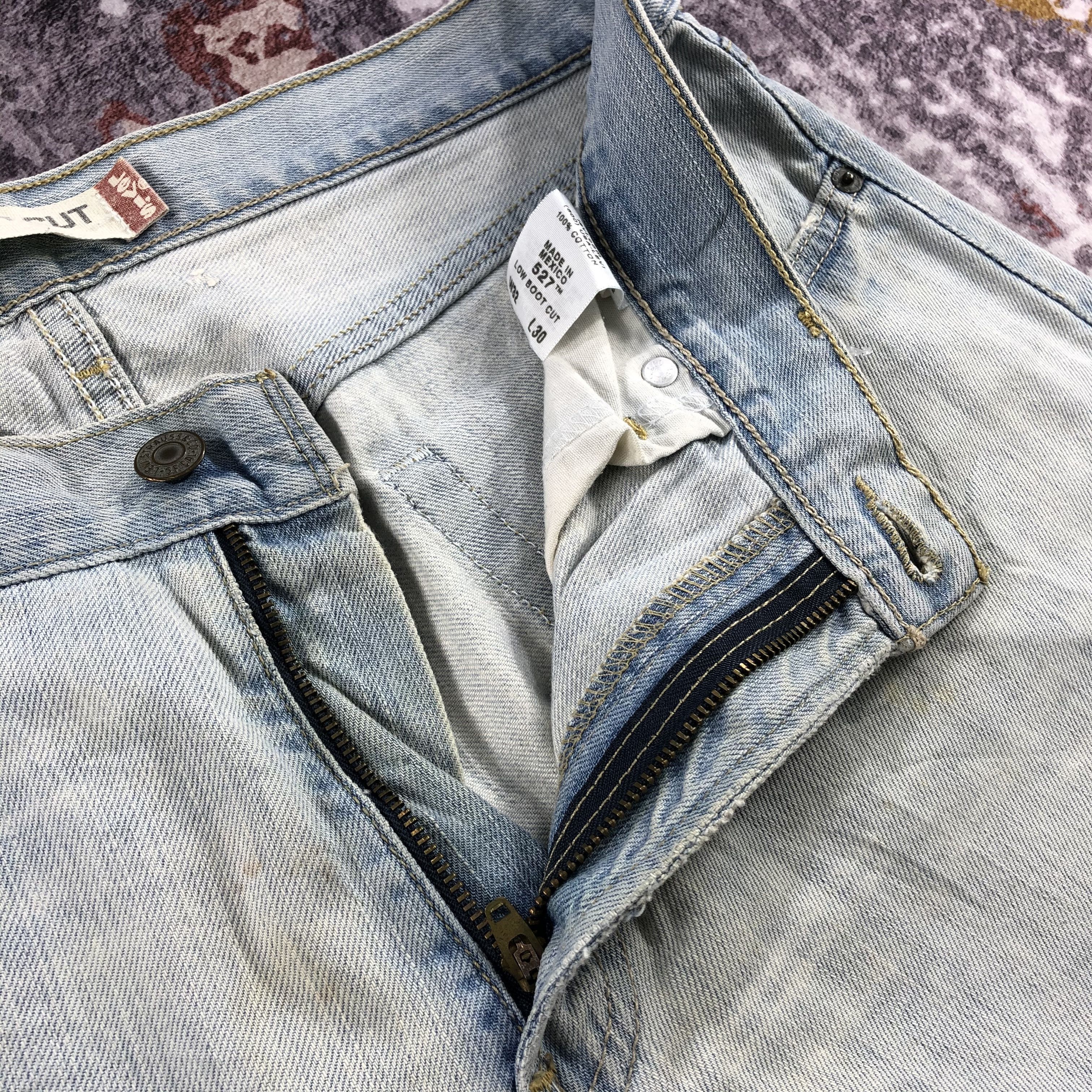 Levi's Vintage Light Wash Levis 527 Flare Jeans-JM2612 Size US 34 / EU 50 - 13 Thumbnail