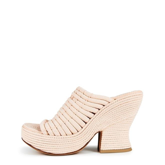 Bottega Veneta Bottega Veneta Mule Sandals in Pink Size US 7.5 / IT 37.5 - 2 Thumbnail