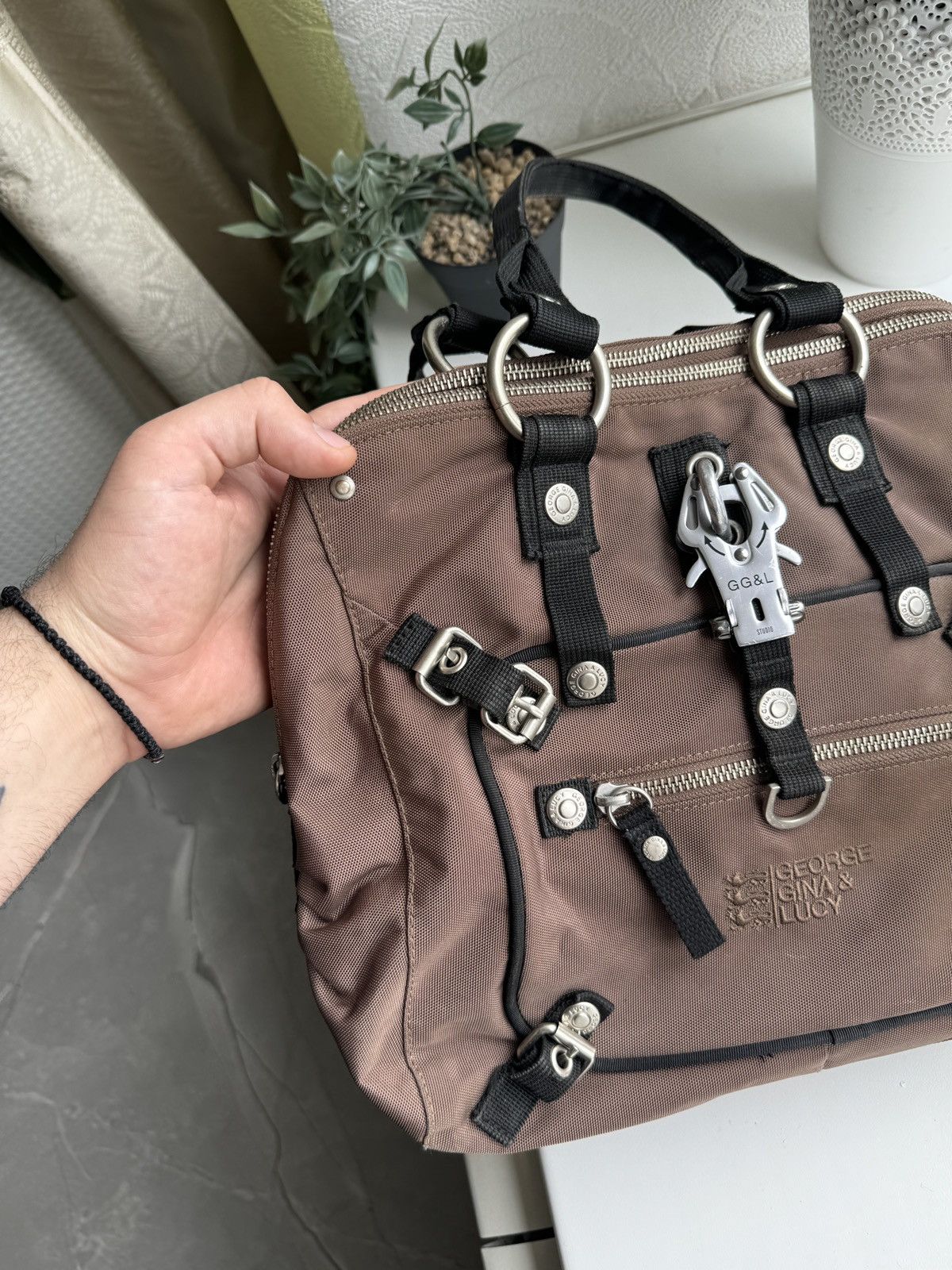 George Gina & Lucy Vintage George Gina Lucy GGL Crossbody Shoulder Bag Brown Size ONE SIZE - 7 Thumbnail