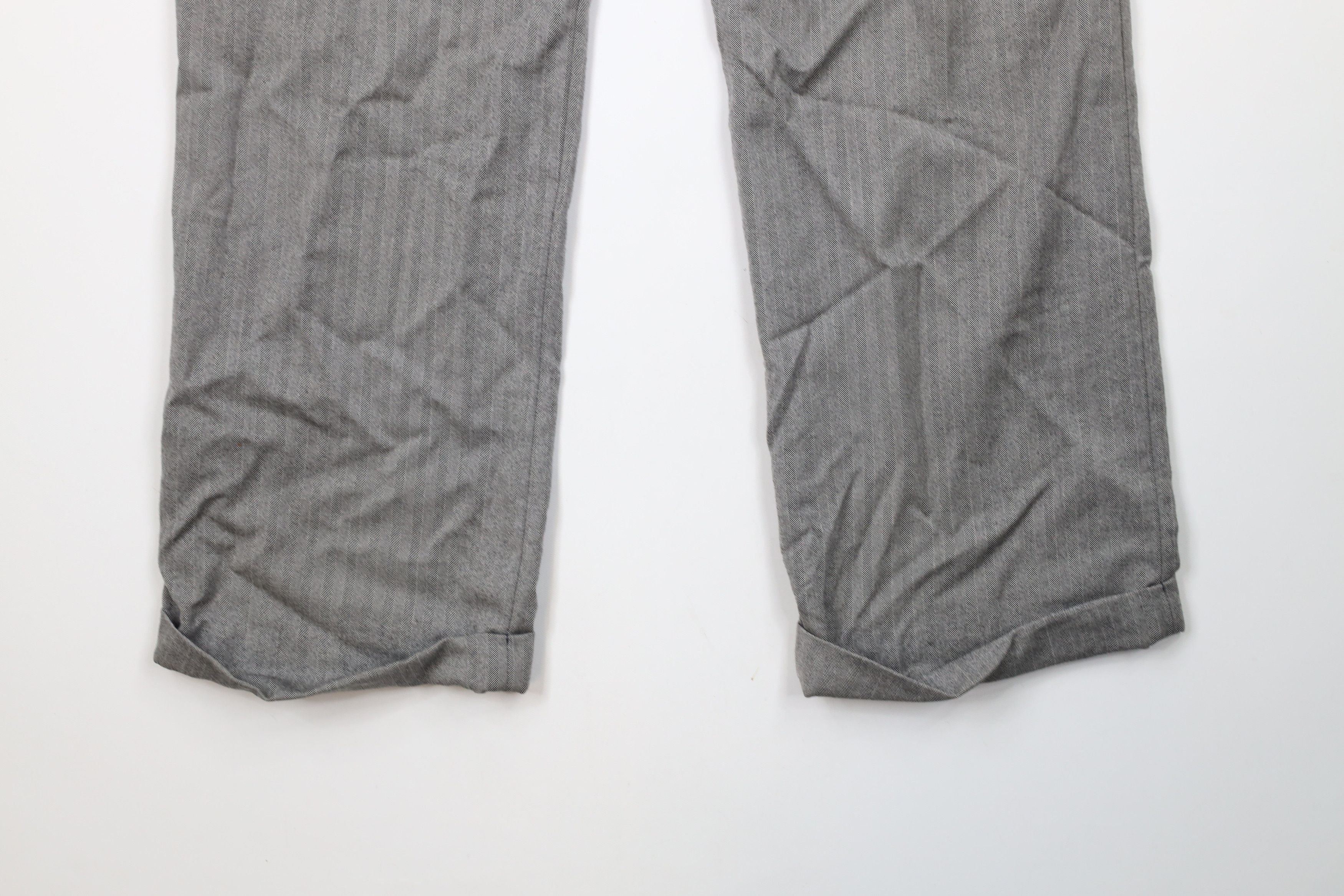 Vintage Vintage 70s Streetwear Herringbone Wide Leg Chino Pants USA Size US 34 / EU 50 - 12 Thumbnail