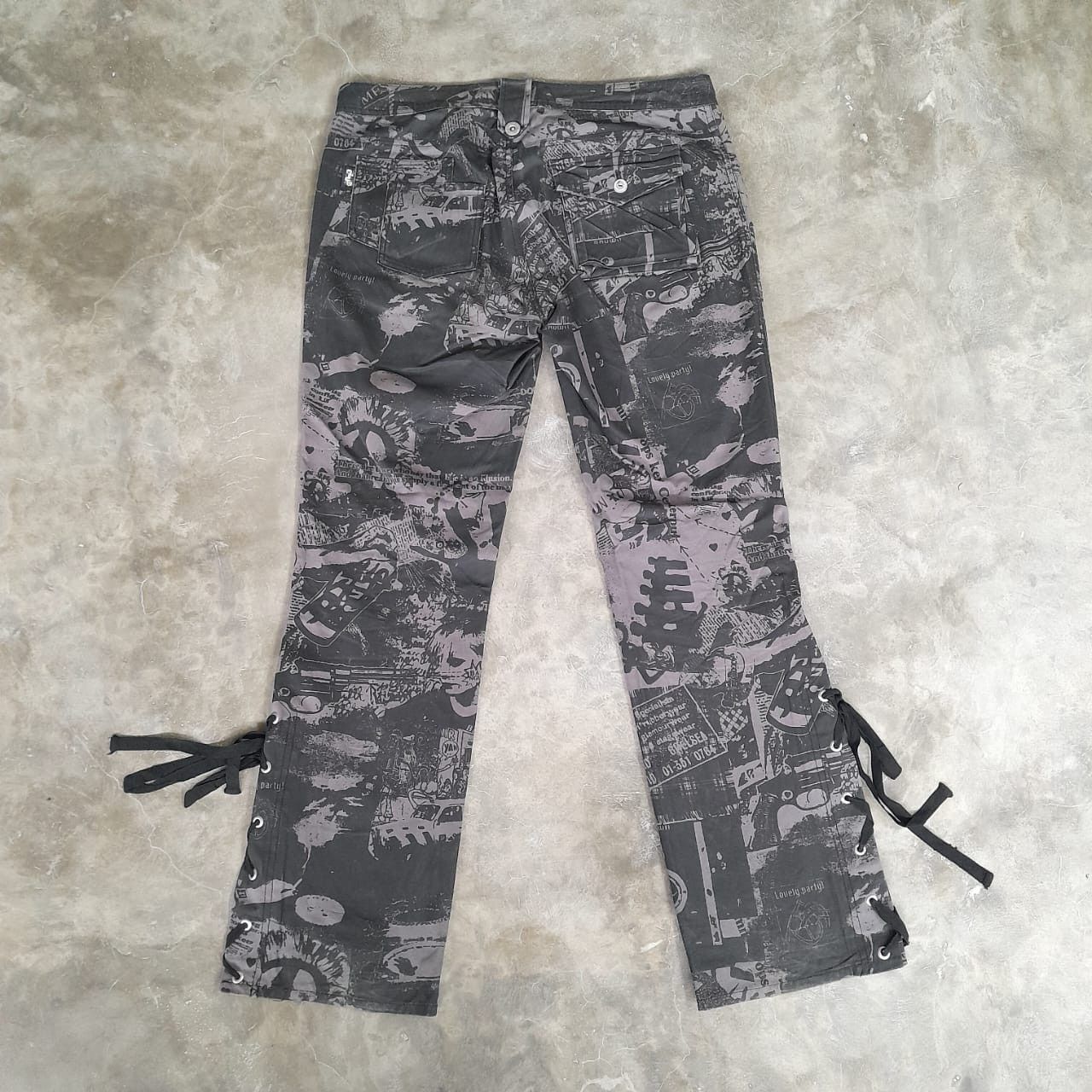Japanese Brand BA-TSU Club Bondage Lace Up Pants Size 31 Size US 31 - 7 Thumbnail