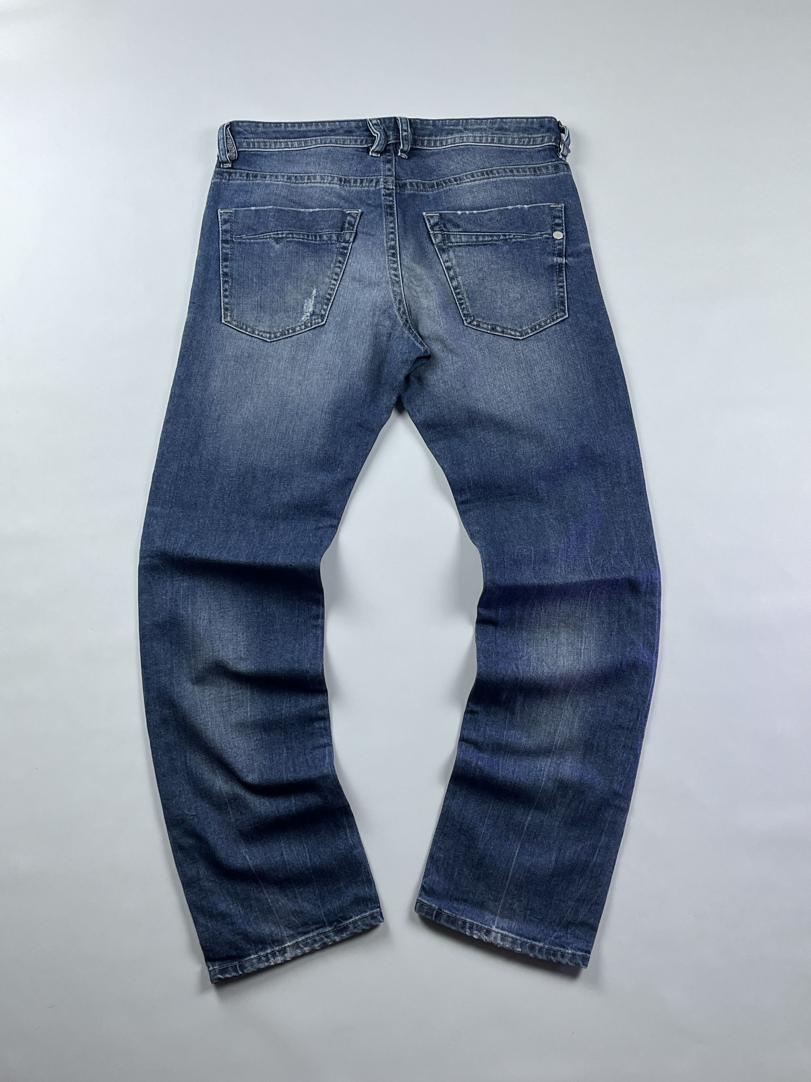 Diesel × Hysteric Glamour × Japanese Brand Diesel Mens Akee Baggy Fit Blue Denim Jeans Size US 31 - 3 Thumbnail