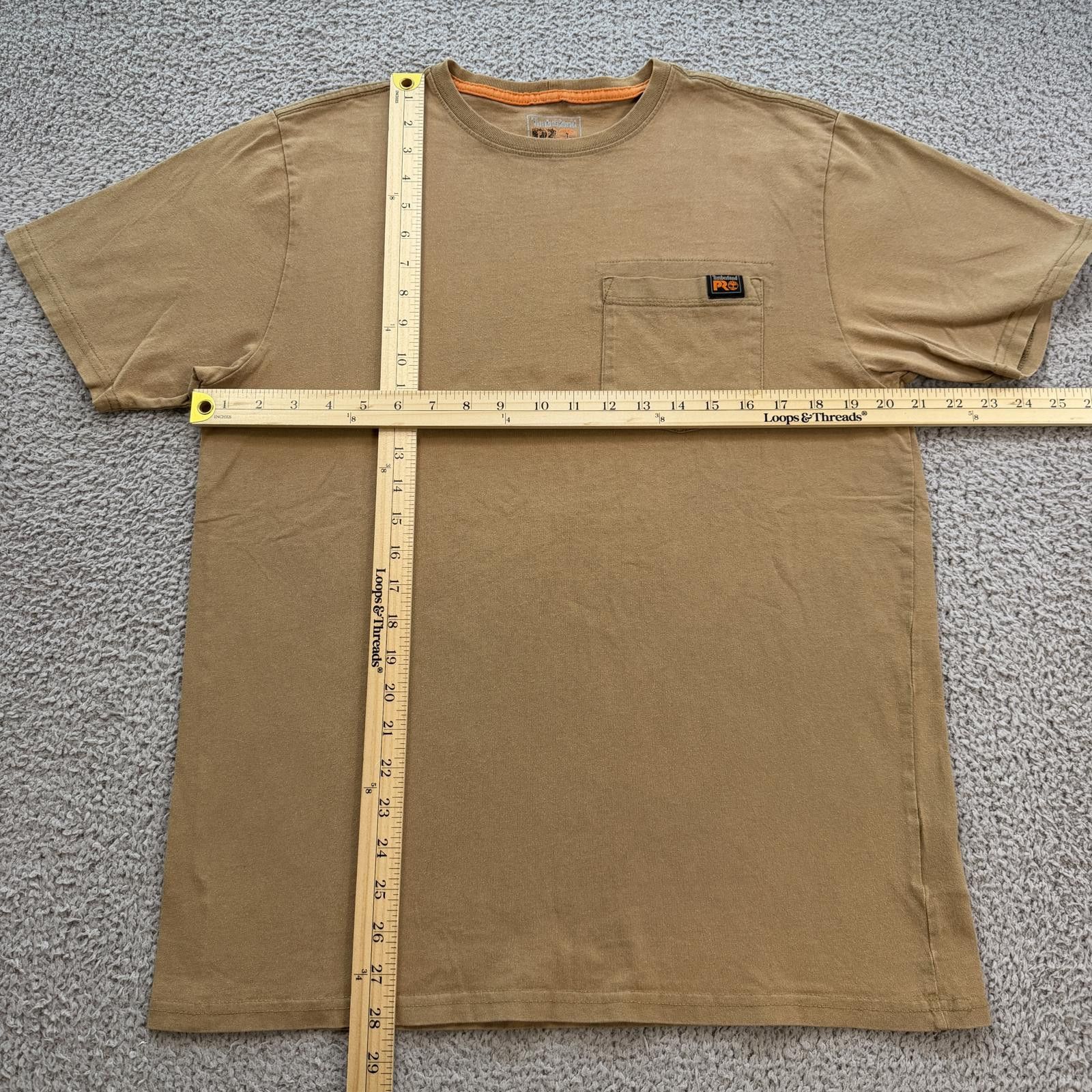 Timberland Timberland PRO Pocket T Shirt Mens Medium Tan Workwear Heavy Size US M / EU 48-50 / 2 - 3 Thumbnail