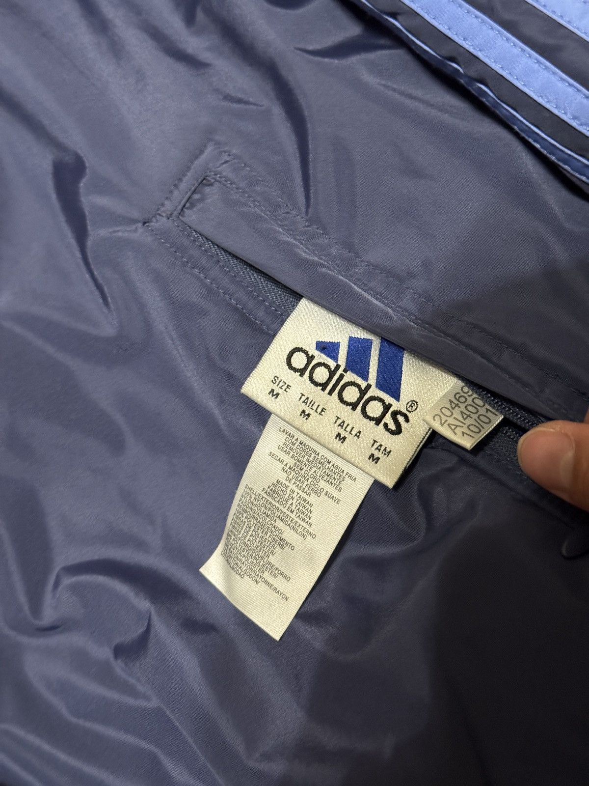 Adidas Vintage Adidas Y2K Reversible Full Zip Hooded Retro Jacket Size US M / EU 48-50 / 2 - 9 Thumbnail