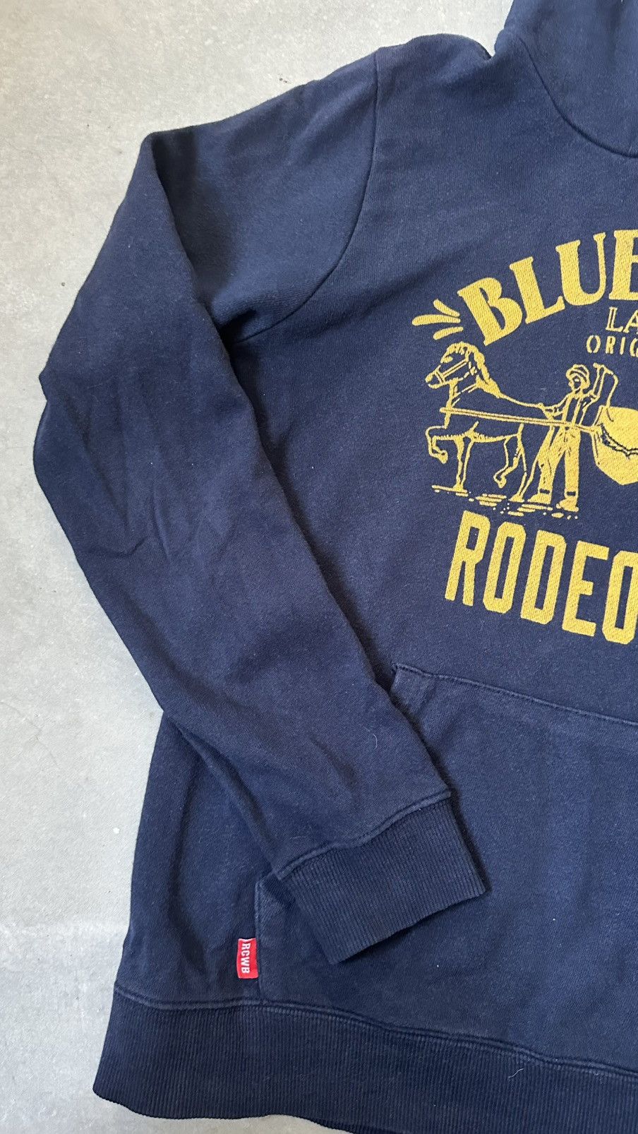 Japanese Brand VINTAGE RODEO CROWN BLUE SIGN HOODIE Size US M / EU 48-50 / 2 - 3 Thumbnail