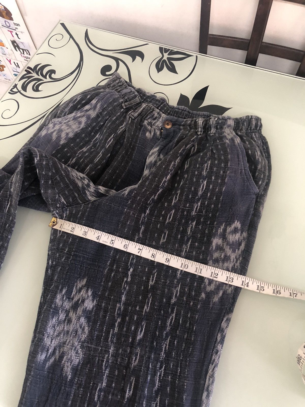 Vintage Vintage Milieu Au Pli Knit Gaudy Pants Like Kapital Size US 32 / EU 48 - 17 Thumbnail