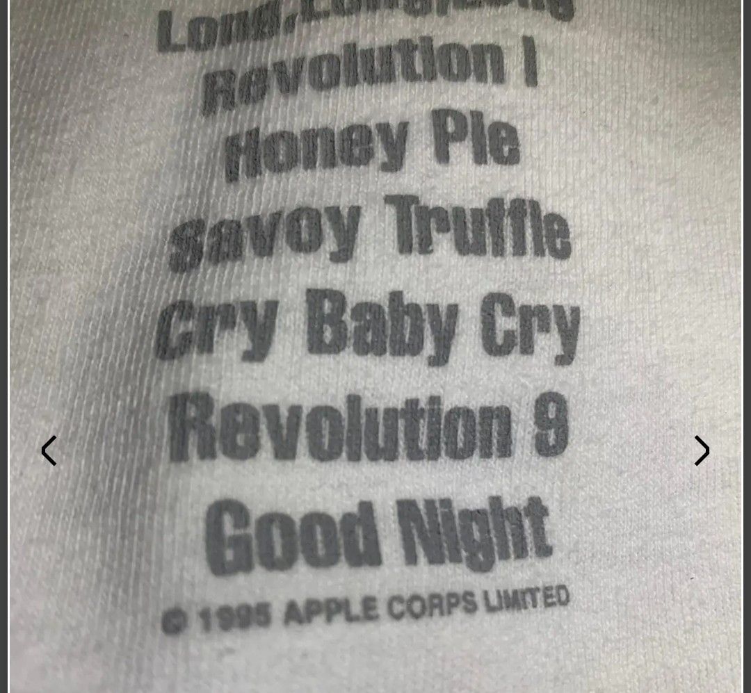 Band Tees Vtg The Beatles White Album Tee Size US L / EU 52-54 / 3 - 6 Thumbnail
