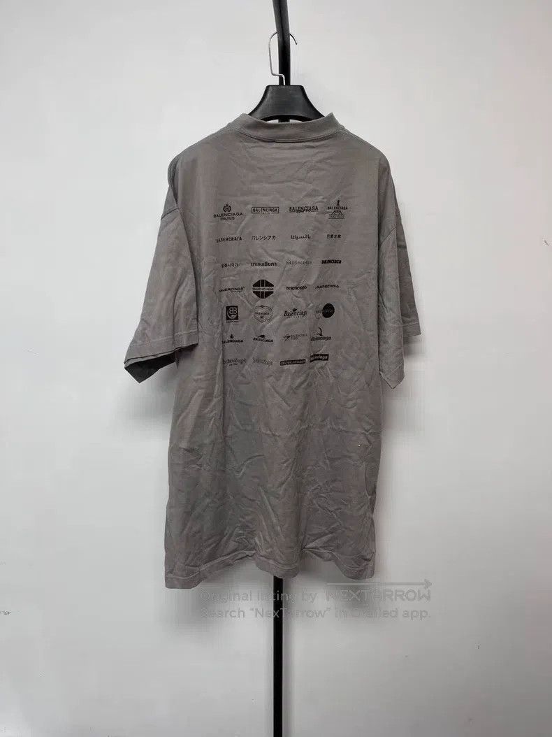 Balenciaga Balenciaga Logo print round neck short sleeve T-shirt, loo Size US L / EU 52-54 / 3 - 2 Thumbnail