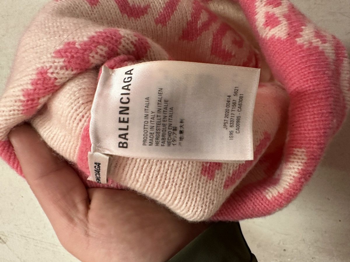 Balenciaga Balenciaga Logo Beanie Size ONE SIZE - 5 Thumbnail