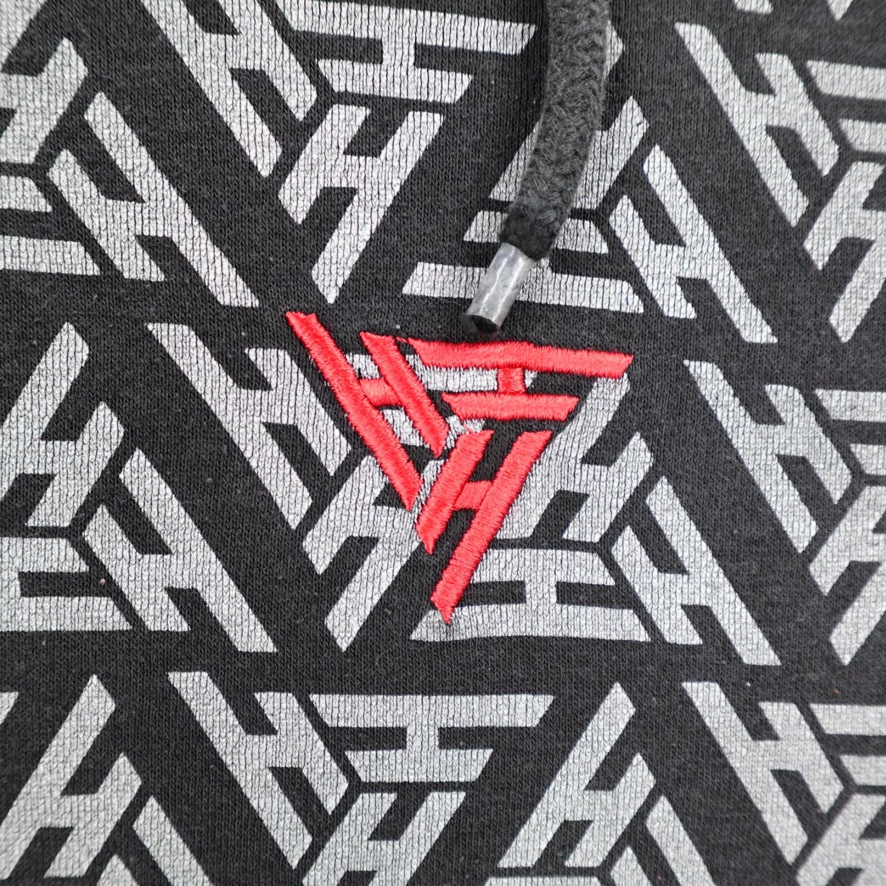 Hypland VINTAGE Hypland Hoodie Mens L Gray Black All Over Print AOP Hypebeast Sweatshirt Size US L / EU 52-54 / 3 - 3 Thumbnail
