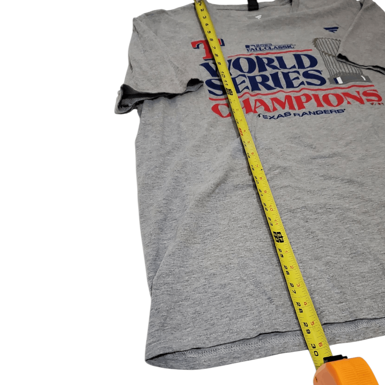 MLB 2023 Texas Rangers Trophy Script Championship Size US XL / EU 56 / 4 - 6 Thumbnail