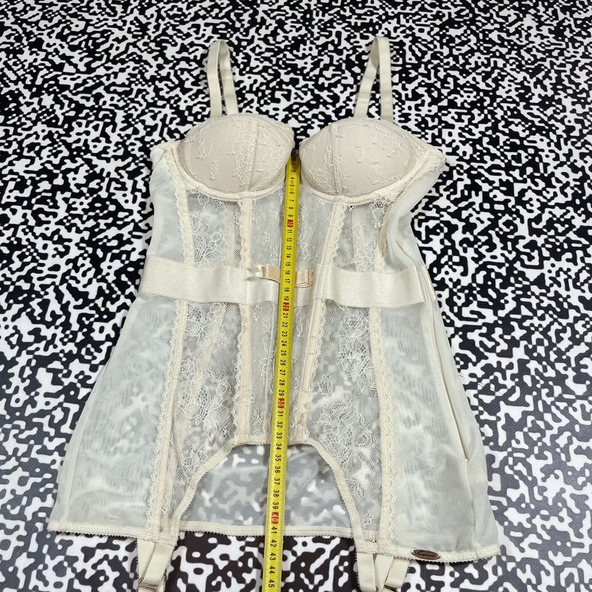 Vintage Vintage Y2K Retro Sexy Mesh Corset Tank Top 90s Style Size M / US 6-8 / IT 42-44 - 20 Thumbnail