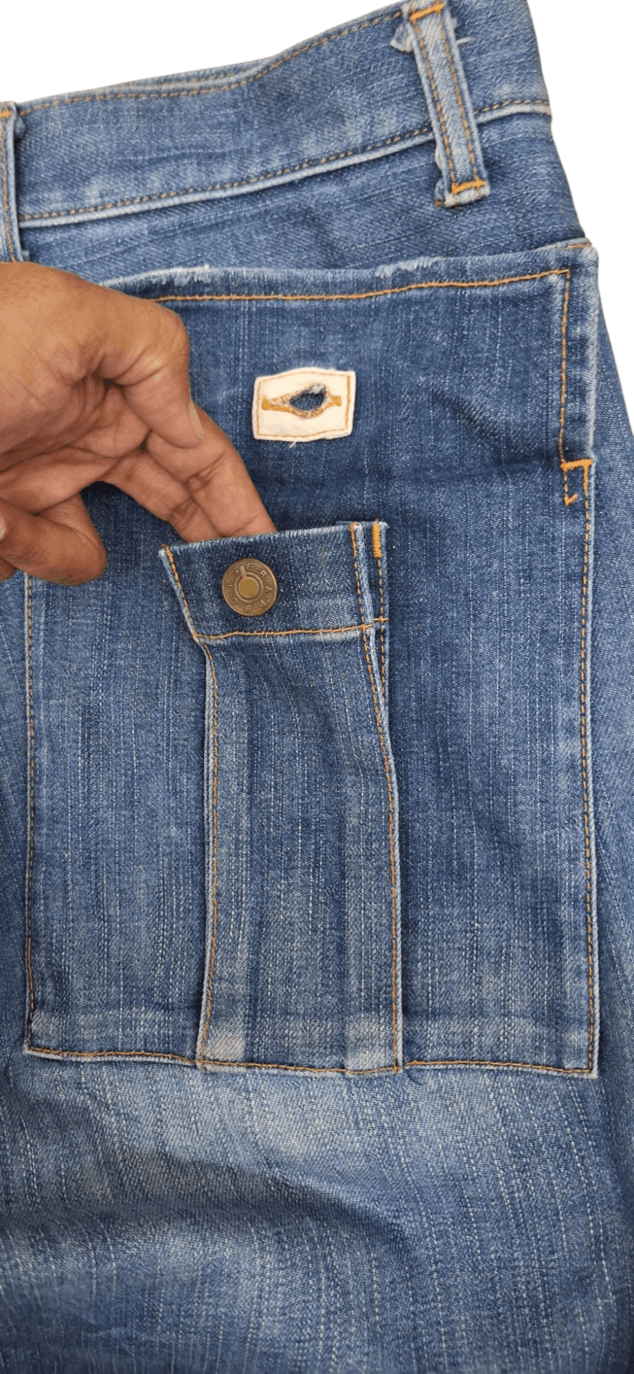 Final Home × Frapbois Rare Frapbois High Rise Leg Zipper Denim Size US 32 / EU 48 - 12 Thumbnail