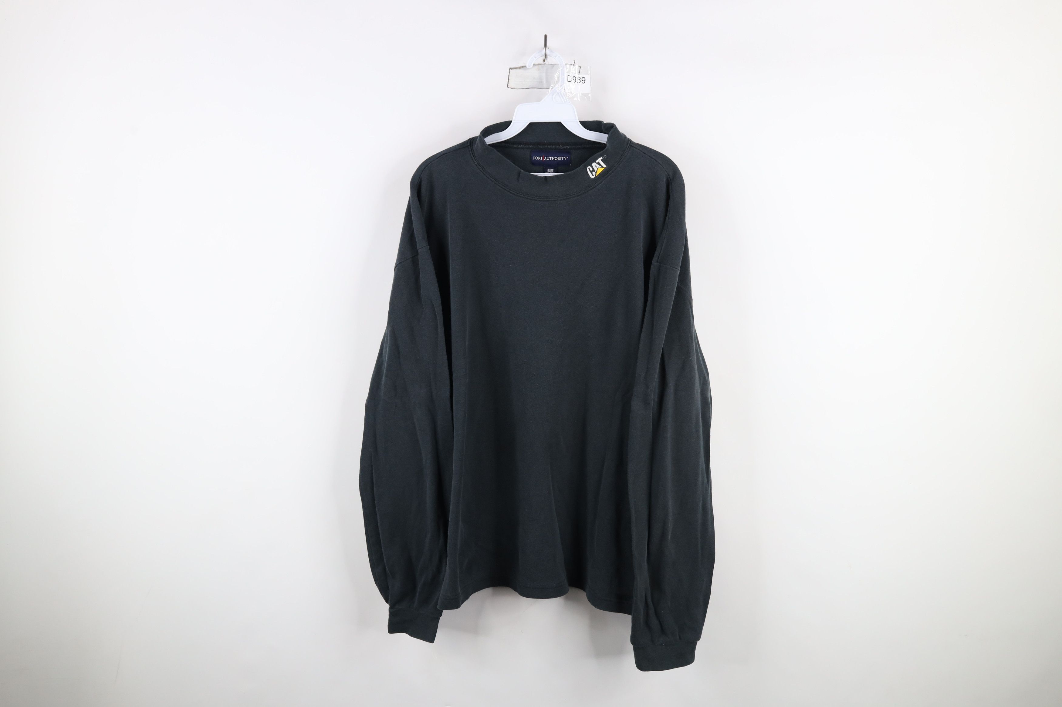 Vintage Vintage 90s Cat Caterpillar Long Sleeve Mock Neck T-Shirt Size US XL / EU 56 / 4 - 1 Thumbnail