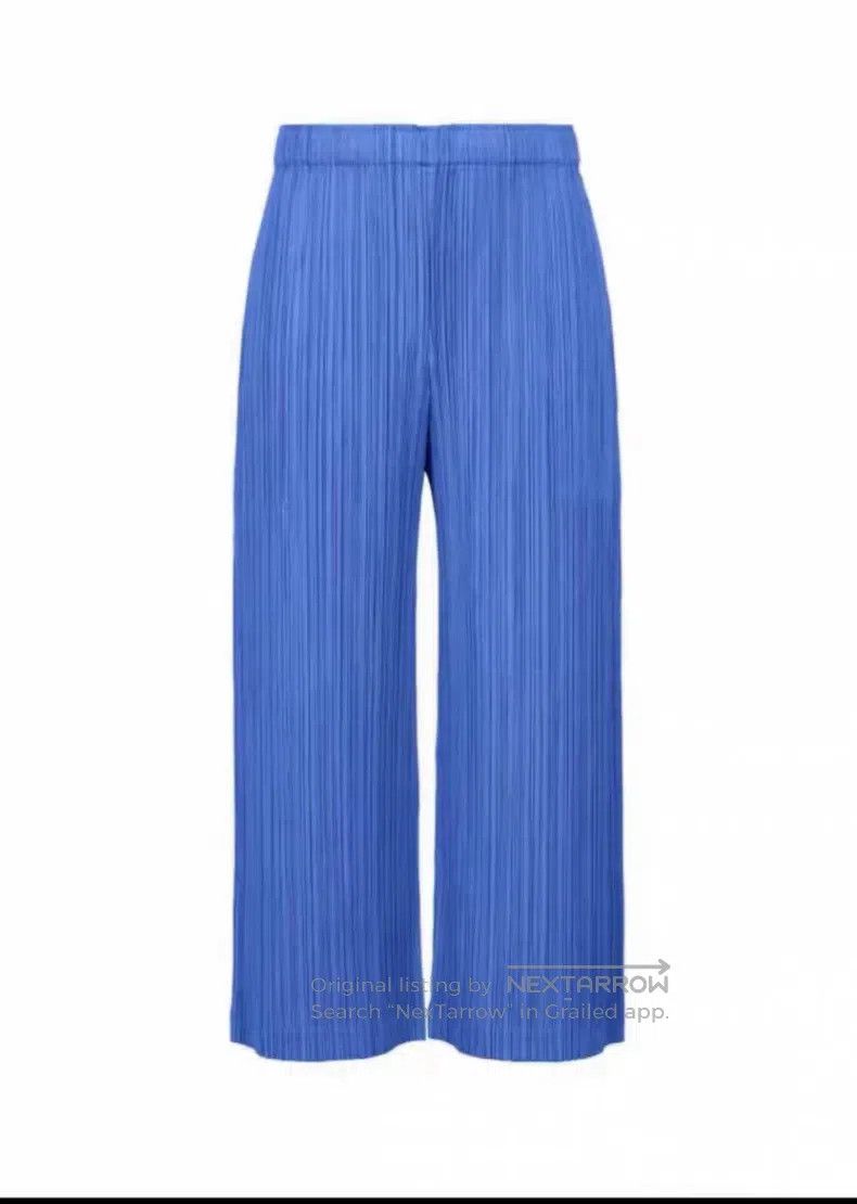 Issey Miyake Issey Miyake Blue Pants Size 26" / US 2 / IT 38 - 2 Thumbnail