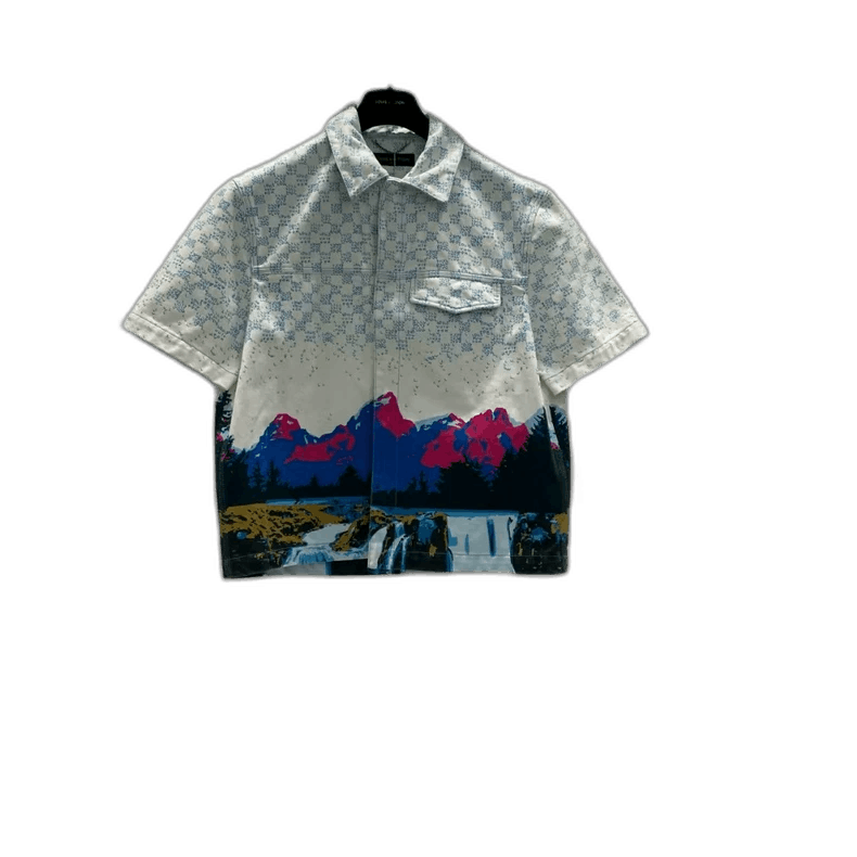 Louis Vuitton Short Sleeve Shirt with Logo-2507