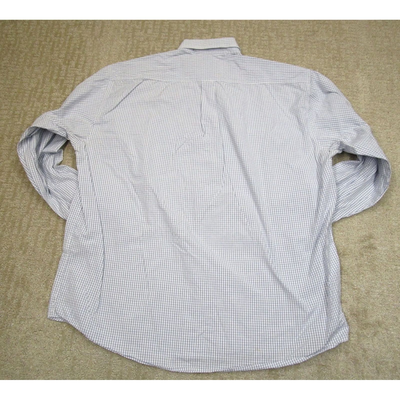 Stetson Stetson Shirt Mens 2XL Blue White Check Western Long Sleeve Button Down Cowboy Size US XXL / EU 58 / 5 - 4 Thumbnail