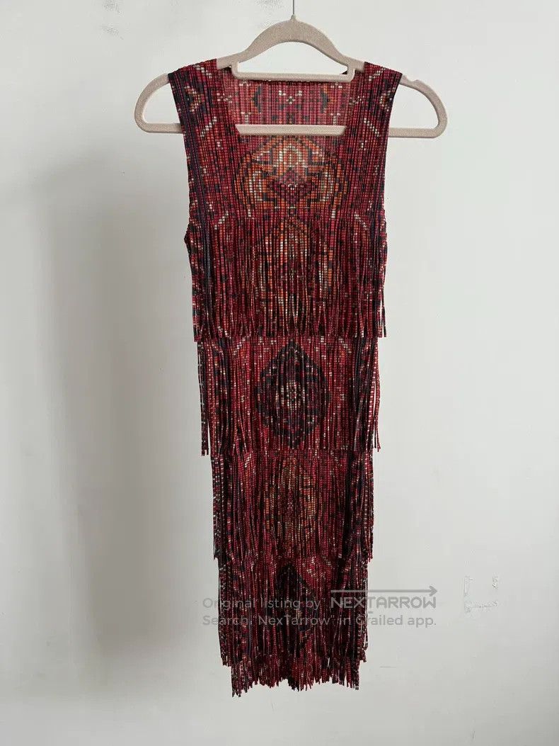 Issey Miyake Issey Miyake Red Dress Size XL / US 12-14 / IT 48-50 - 1 Thumbnail
