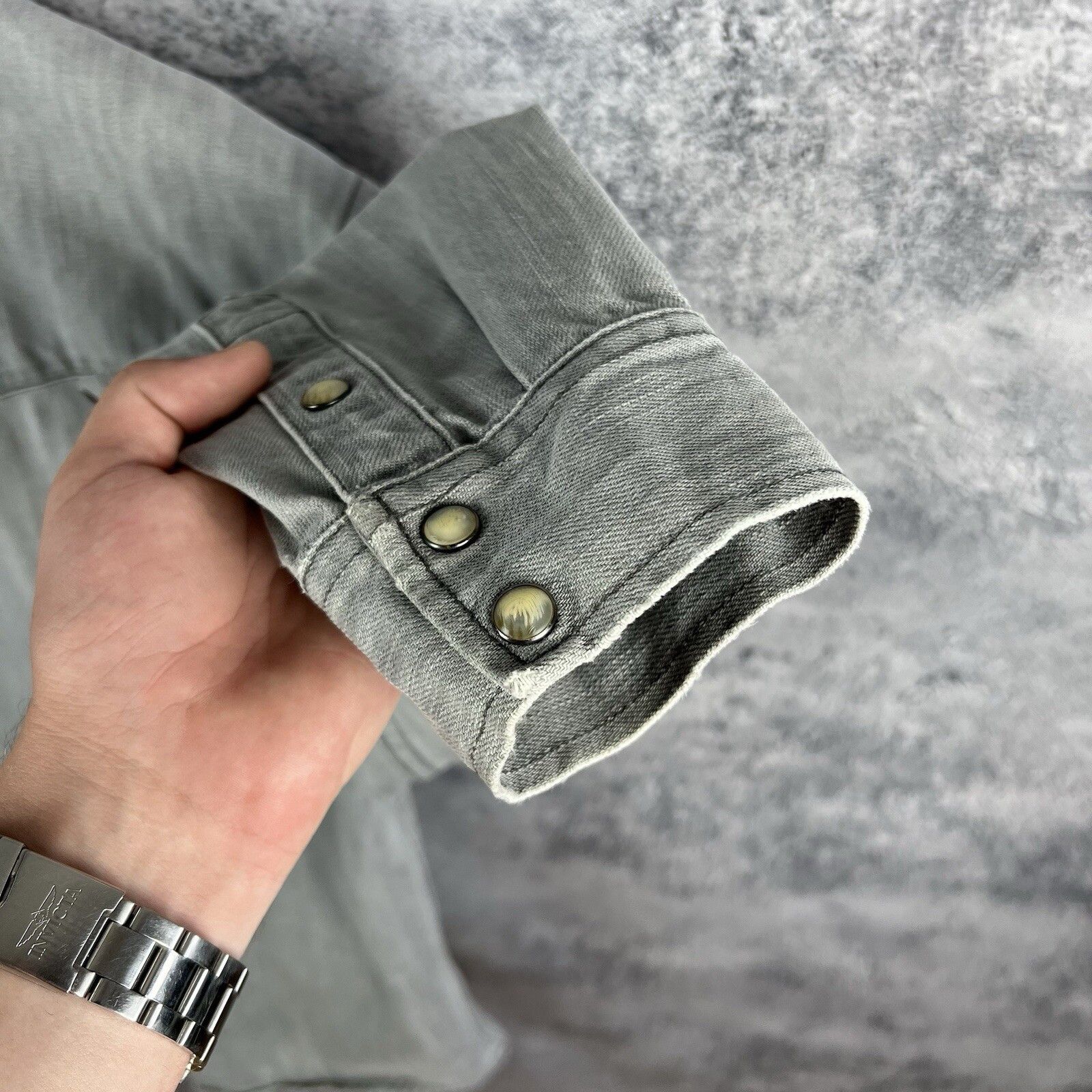 Allsaints Allsaints Shirt Men's Size L Long Sleeve Size US L / EU 52-54 / 3 - 14 Thumbnail
