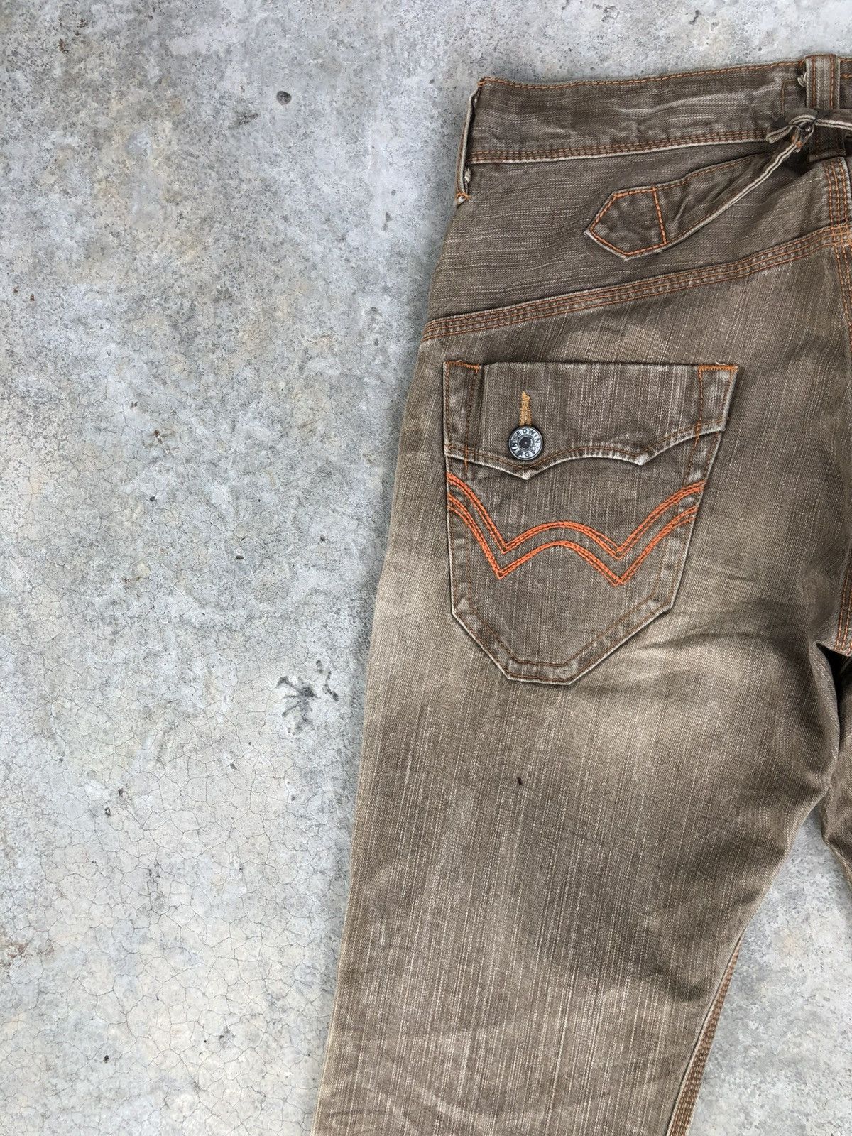 If Six Was Nine Japanese Edwin Exclusive Flared Jeans Distressed Bootcut Size US 33 - 9 Thumbnail