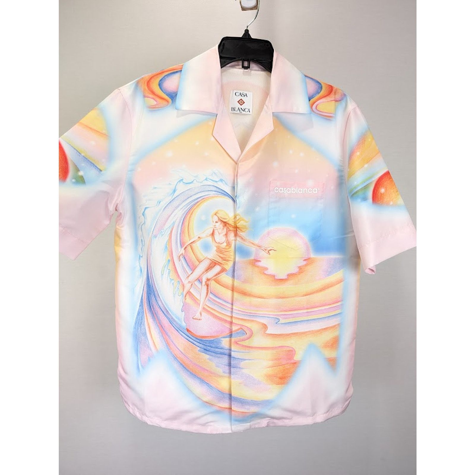 Casablanca o1rshd1 DUP / Printed Swim Open Collar Shirt in Multicolor Size US L / EU 52-54 / 3 - 6 Thumbnail