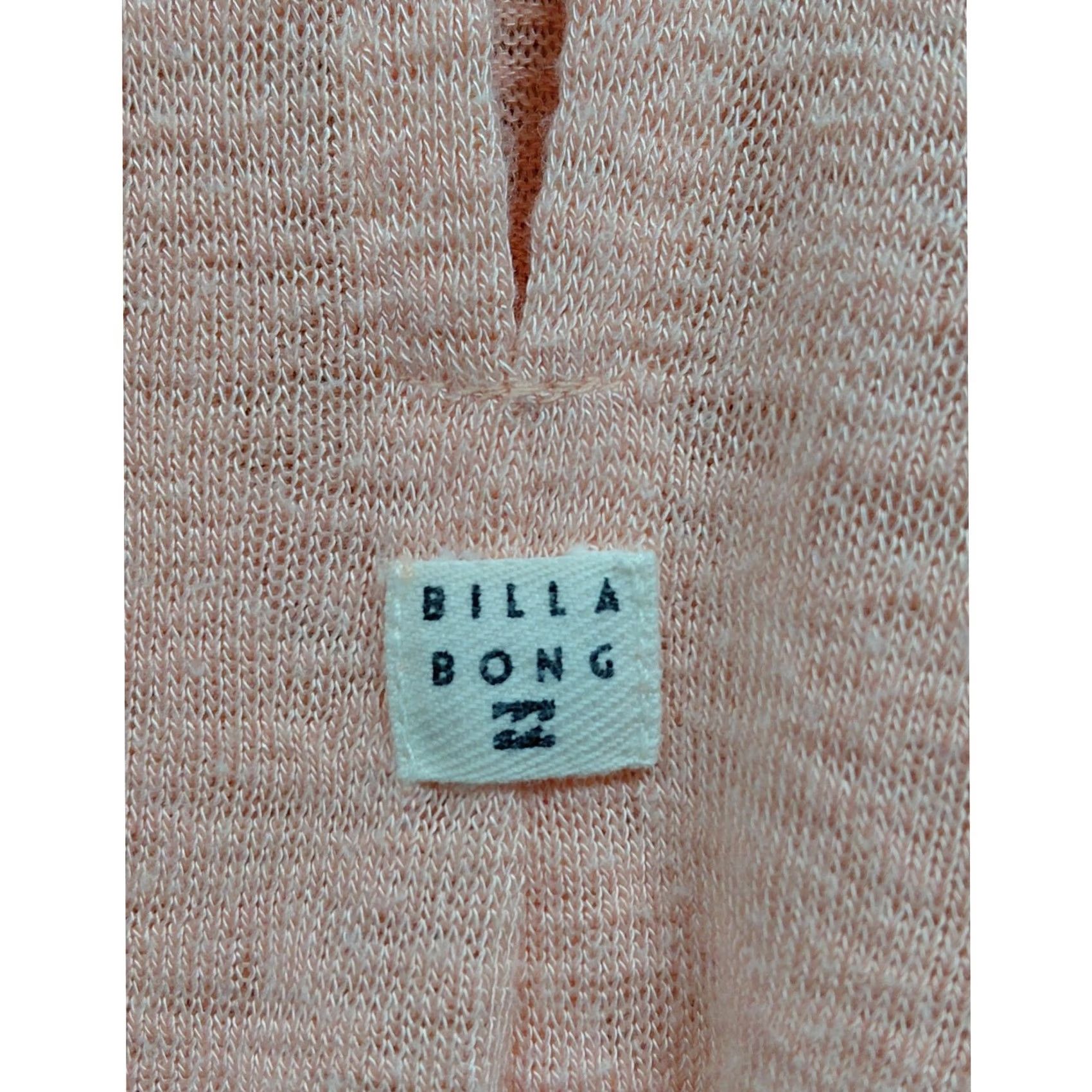 Billabong BILLABONG Pink Knit Dress - Lightweight Casual Womens Size M Size 32" / US 10 / IT 46 - 6 Thumbnail