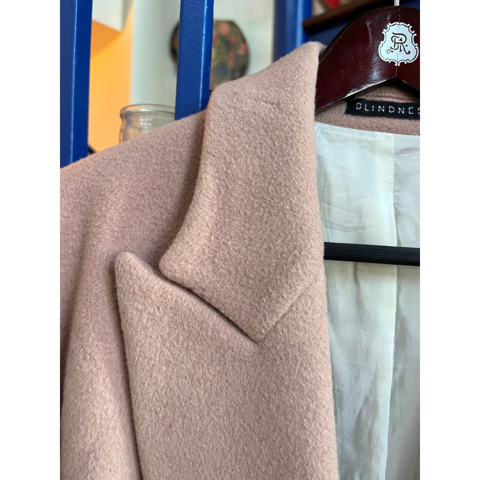 Japanese Brand Blindness Japan Pink Wool Blend Long Coat Size M Size US M / EU 48-50 / 2 - 3 Thumbnail