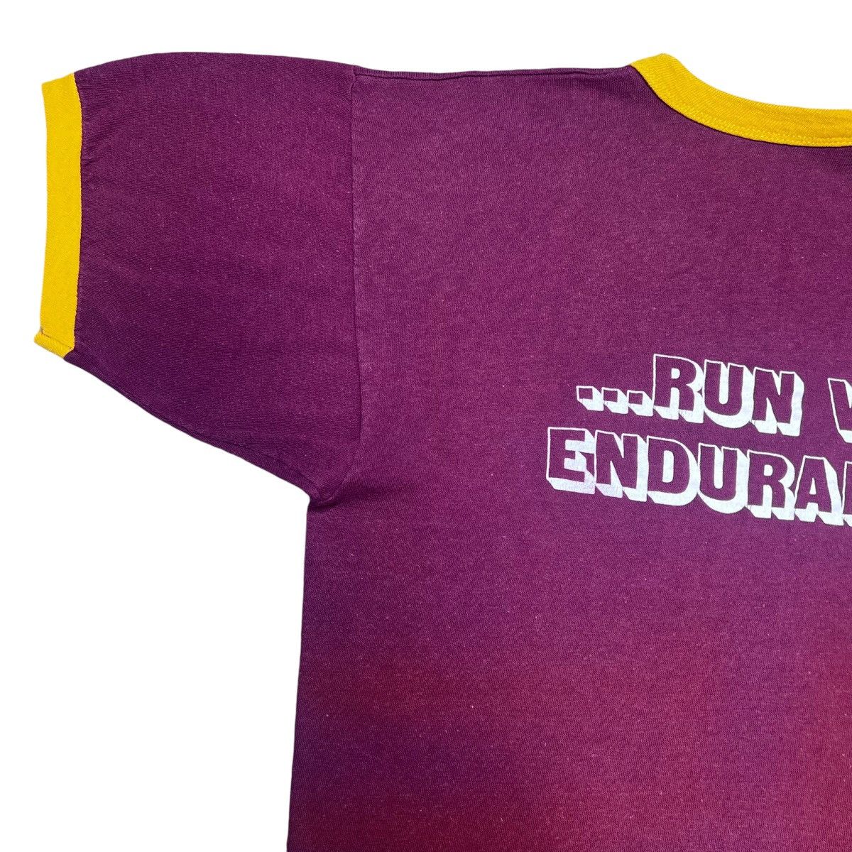 Champion × Vintage 1970s Scottsdale Christian Academy Run Blue Bar Champion Tee Size US L / EU 52-54 / 3 - 11 Thumbnail