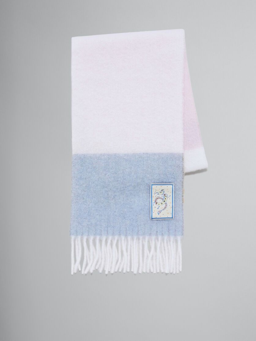 Marni o1f1d3z0825 Size: OS / Alpaca Scarf With Dragon Patch Size ONE SIZE - 2 Thumbnail