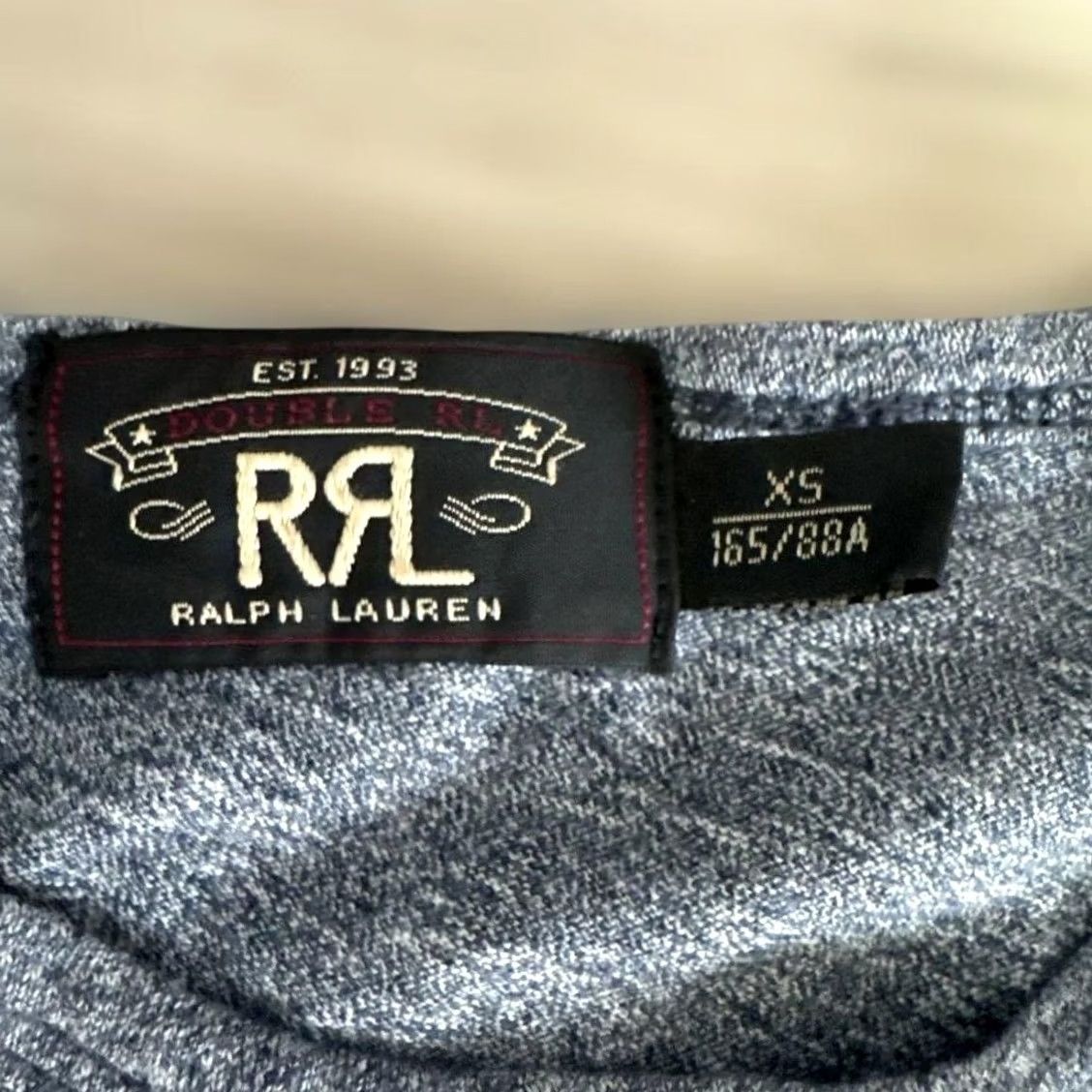 Ralph Lauren RRL Ralph Lauren Cowboy T-Shirt Gray Short Sleeve Size XS Mens Used condition good Size US XS / EU 42 / 0 - 4 Thumbnail