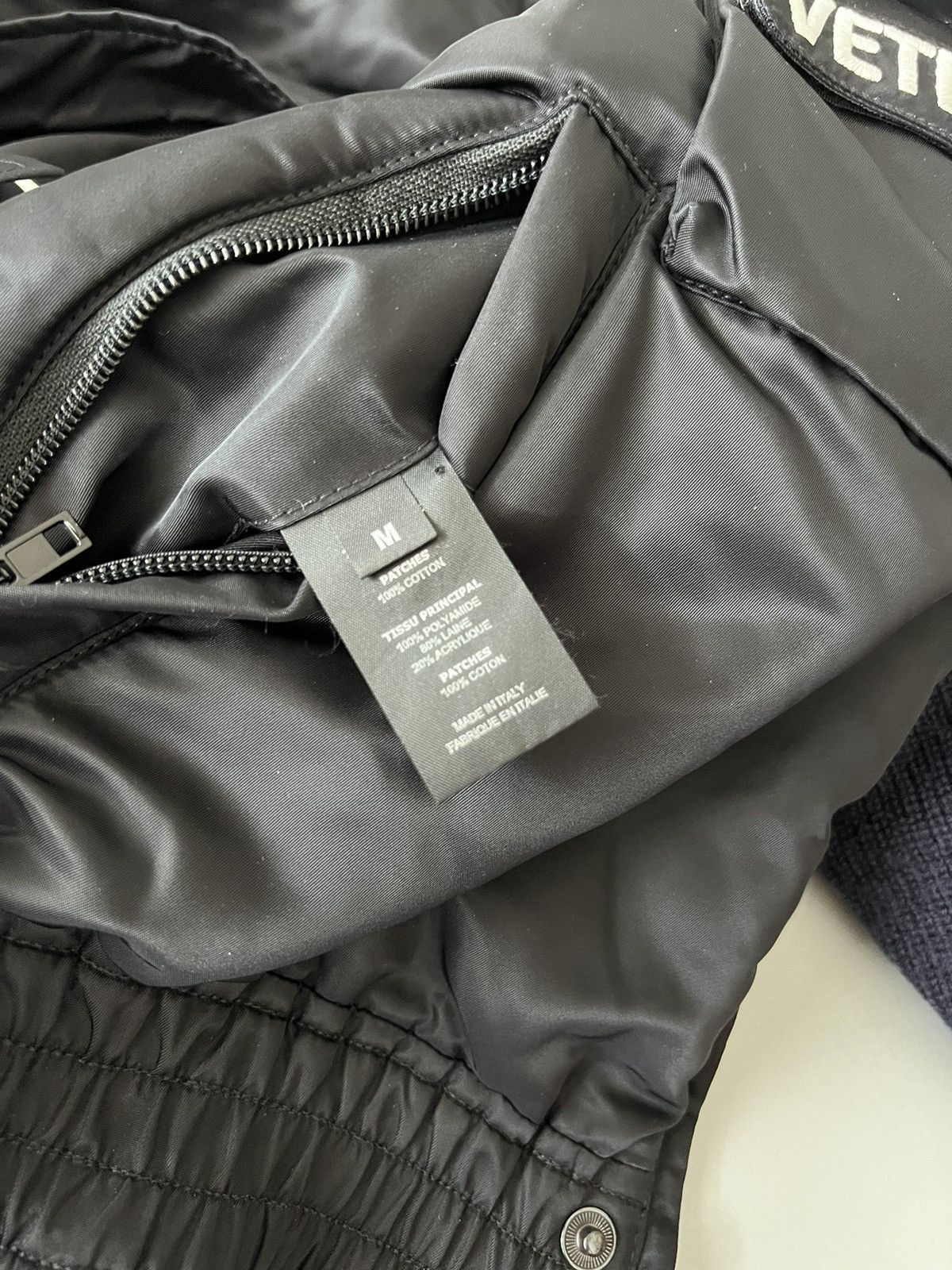 Vetements Vetements Police Reversible Knit Bomber Jacket Size US M / EU 48-50 / 2 - 12 Thumbnail
