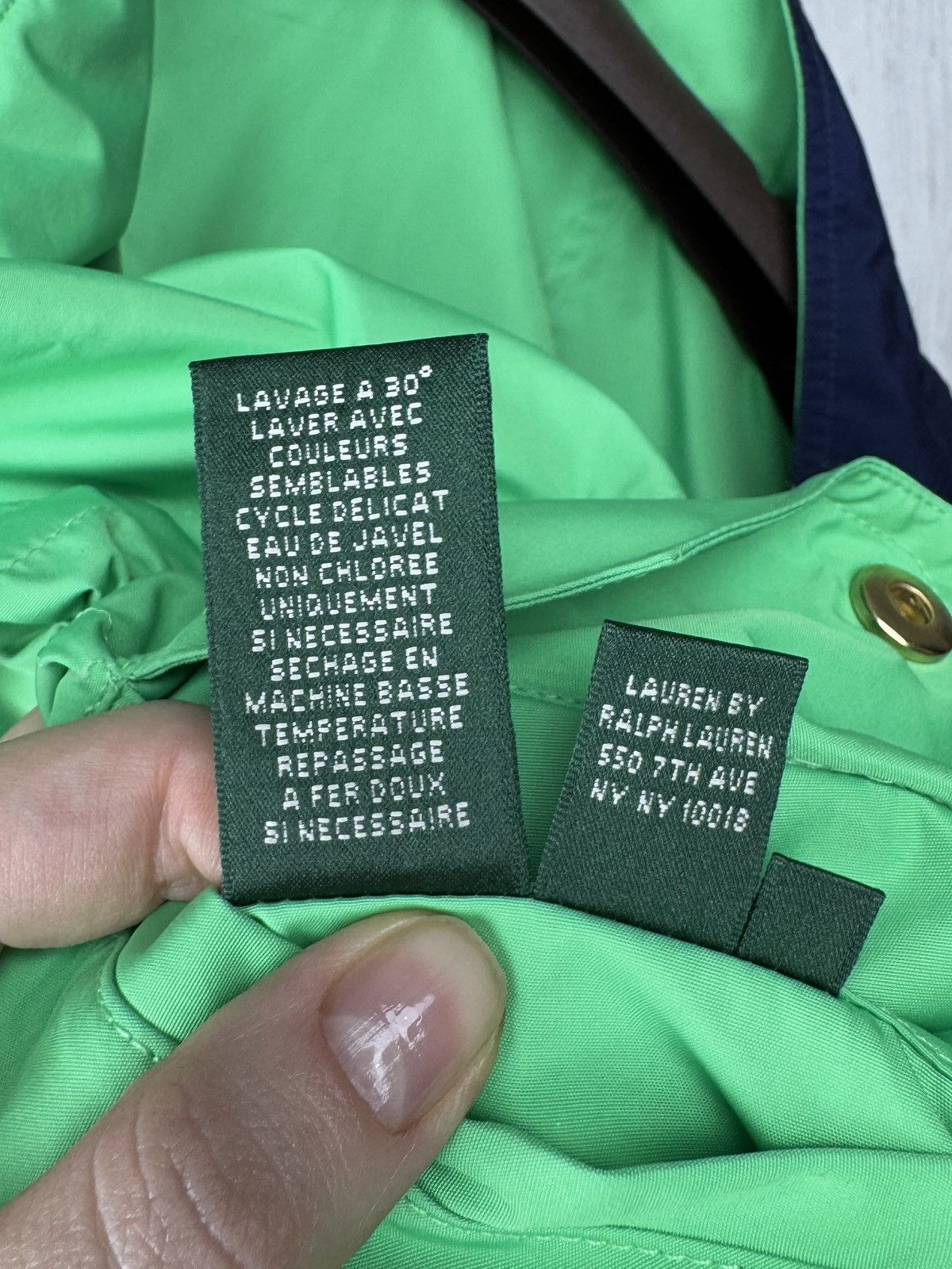 Lauren Ralph Lauren Lauren Ralph Lauren Blue & Green Reversible Zip Front Vest Size L / US 10 / IT 46 - 17 Thumbnail