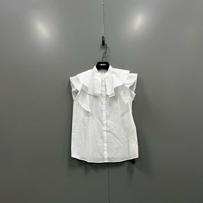 Givenchy White Summer Short Sleeve Shirt 0089