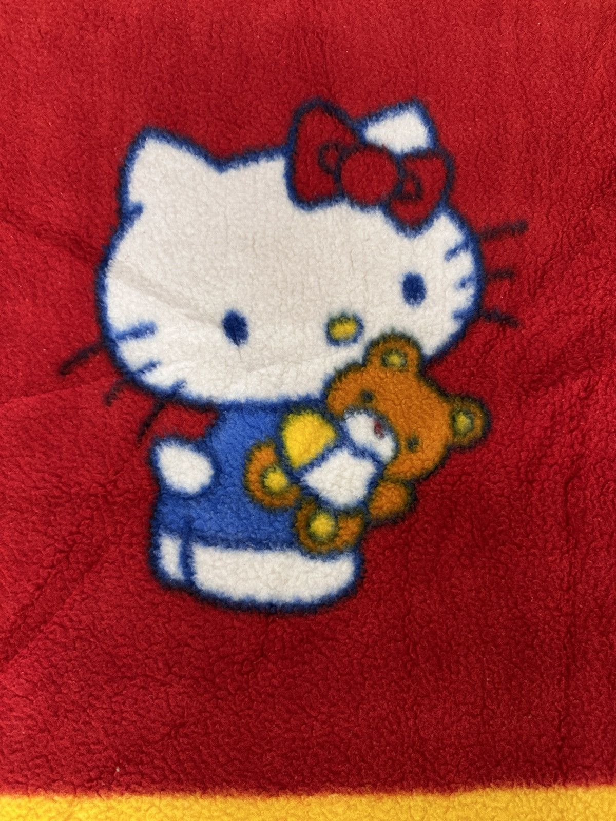 Cartoon Network × Japanese Brand × Vintage SANRIO HELLO KITTY Vtg 84’ Acrylic Blanket Size ONE SIZE - 3 Thumbnail