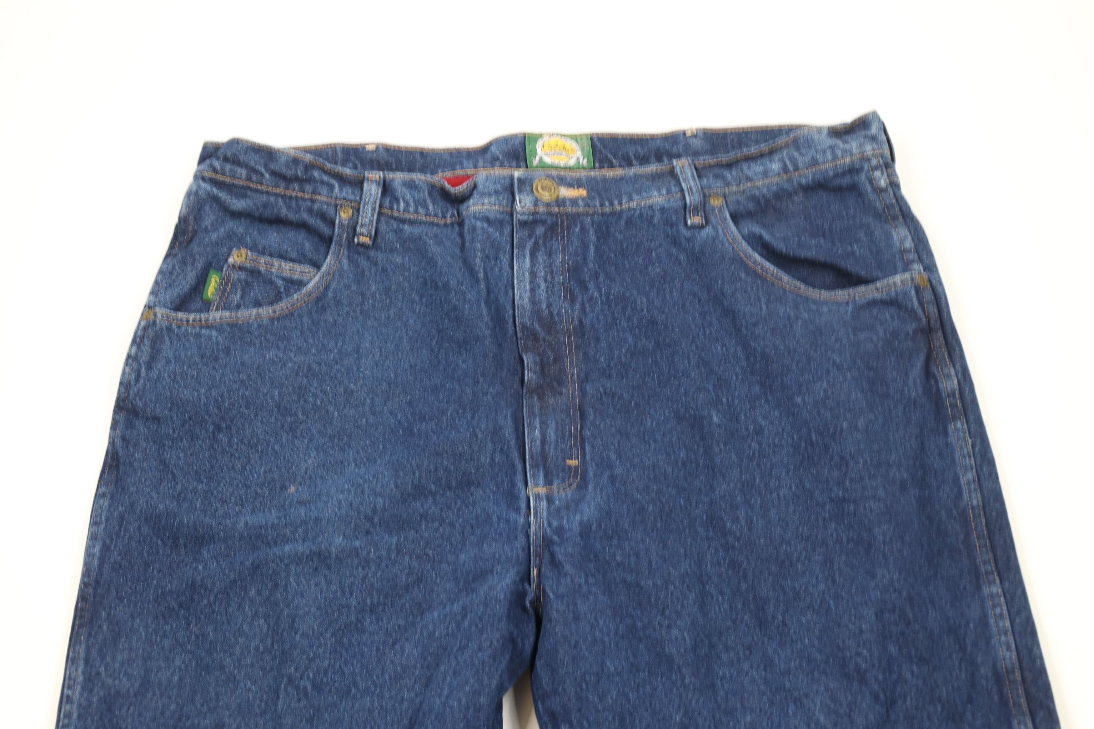 Cabelas Vintage Cabelas Heavyweight Lined Wide Leg Denim Jeans Blue Size US 42 / EU 58 - 3 Thumbnail