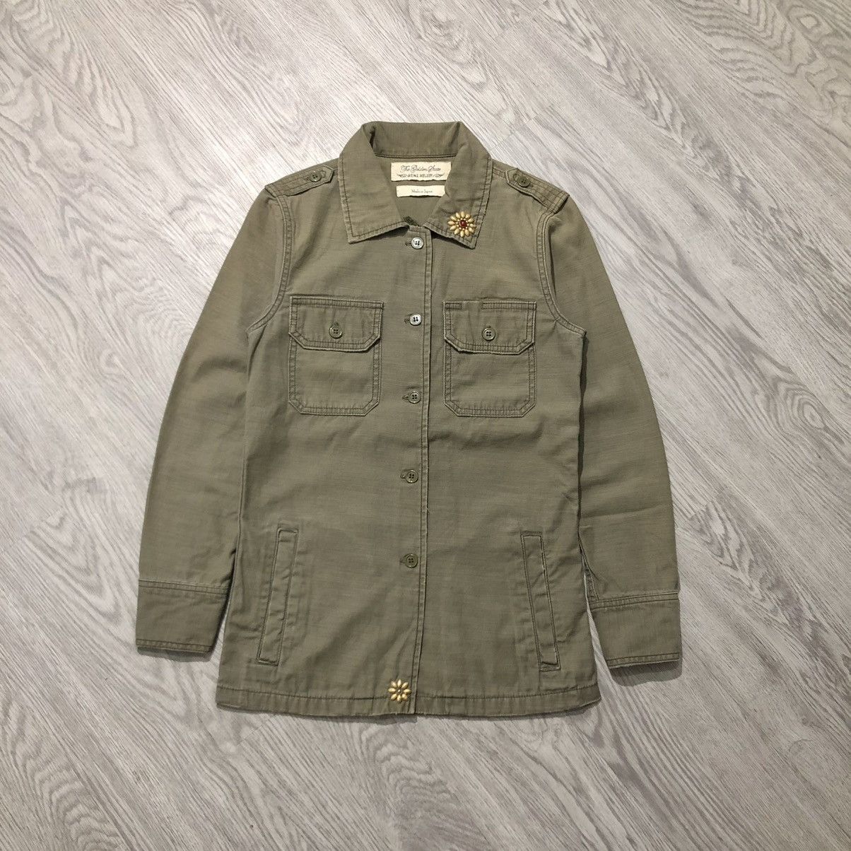 Remi Relief 🇯🇵 Remi Relief Japan Workshirt Double Pocket Military Green Size US XS / EU 42 / 0 - 1 Thumbnail
