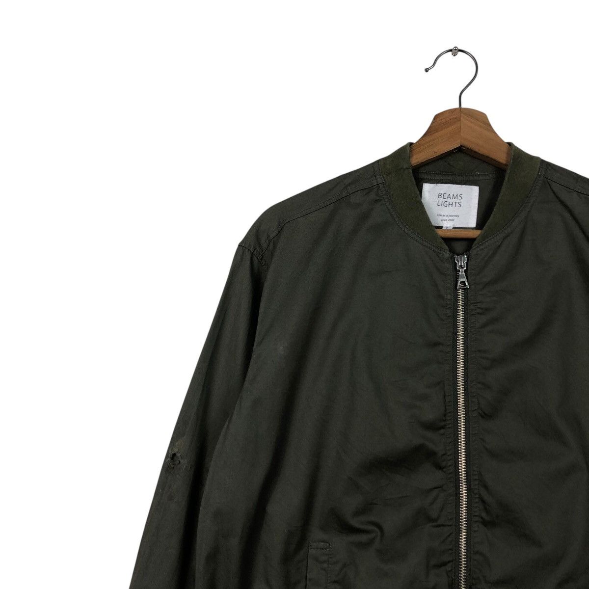 Beams Plus 📌Vintage Bomber Jacket Beams Light Military Design Size US L / EU 52-54 / 3 - 9 Thumbnail