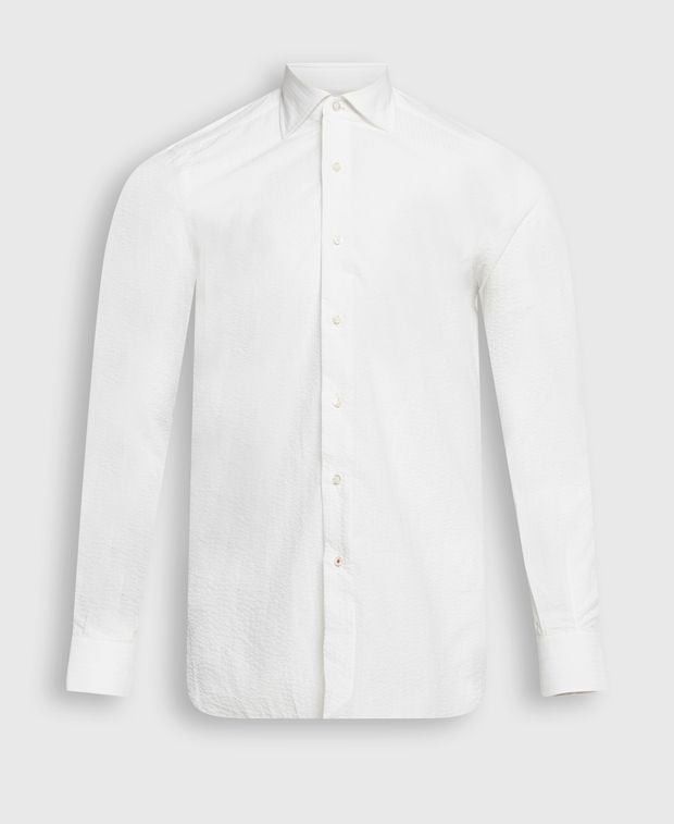 Long-Sleeved Shirt in Beige, Men's