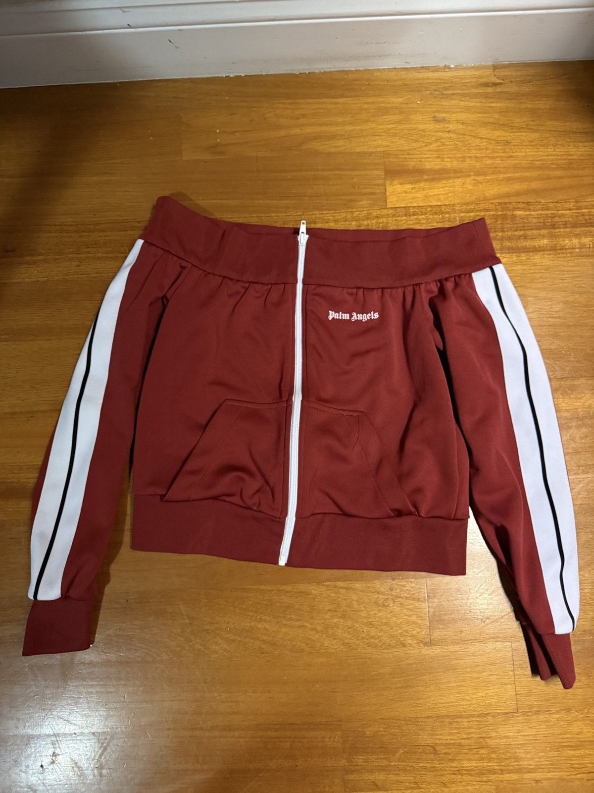 Palm Angels Off The Shoulder Track Jacket Size M / US 6-8 / IT 42-44 - 1 Thumbnail