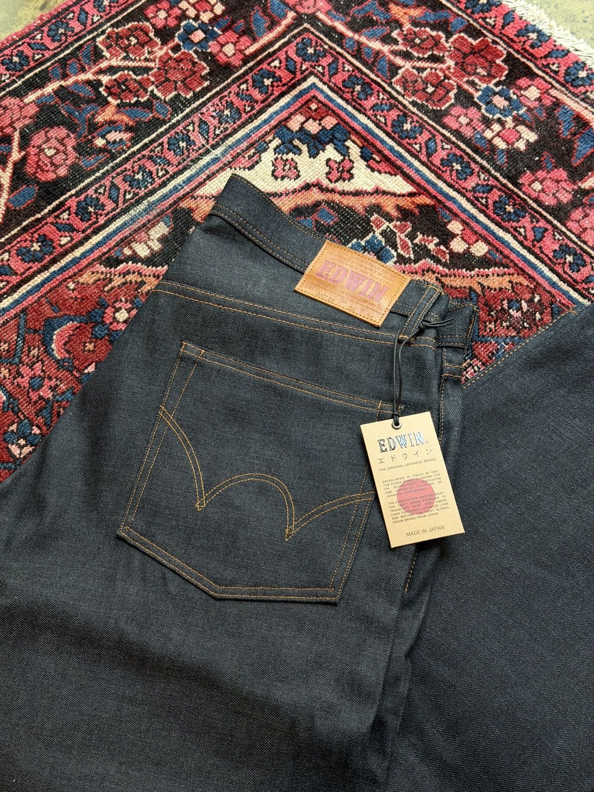 Edwin Edwin Japan Akita Wide Straight Selvedge Jeans *NEW* Size US 36 / EU 52 - 2 Thumbnail