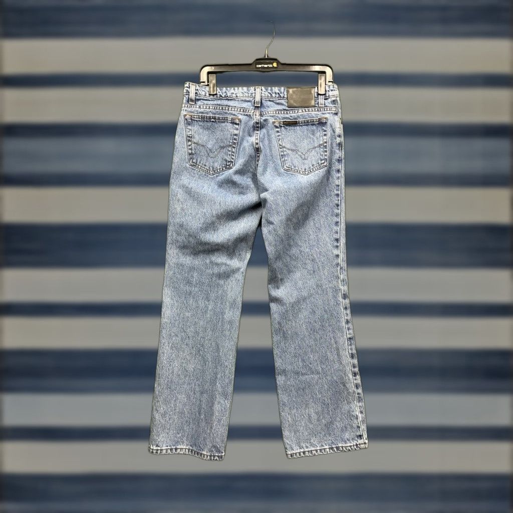 Harley Davidson Harley-Davidson Jeans Womens 8 Boot Cut Blue Biker Motorcycle USA Denim Size 30" / US 8 / IT 44 - 1 Thumbnail