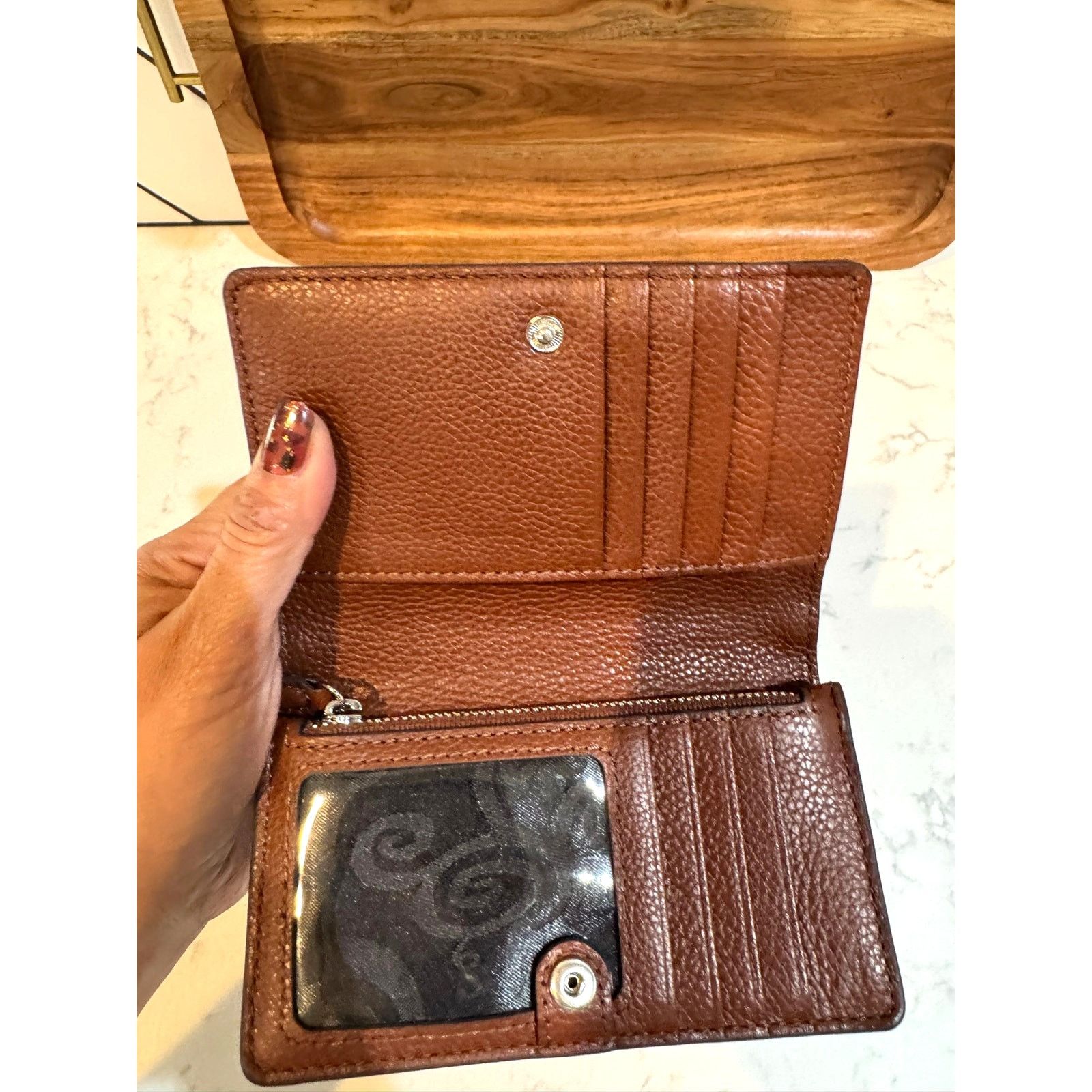 Brighton Brighton Bourbon Interlok Wallet Crossbody leather Size ONE SIZE - 8 Thumbnail