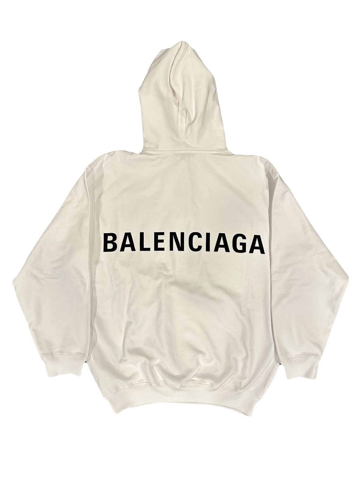 image of Balenciaga Archetype White Hoodie Fw17, Men's (Size Small)