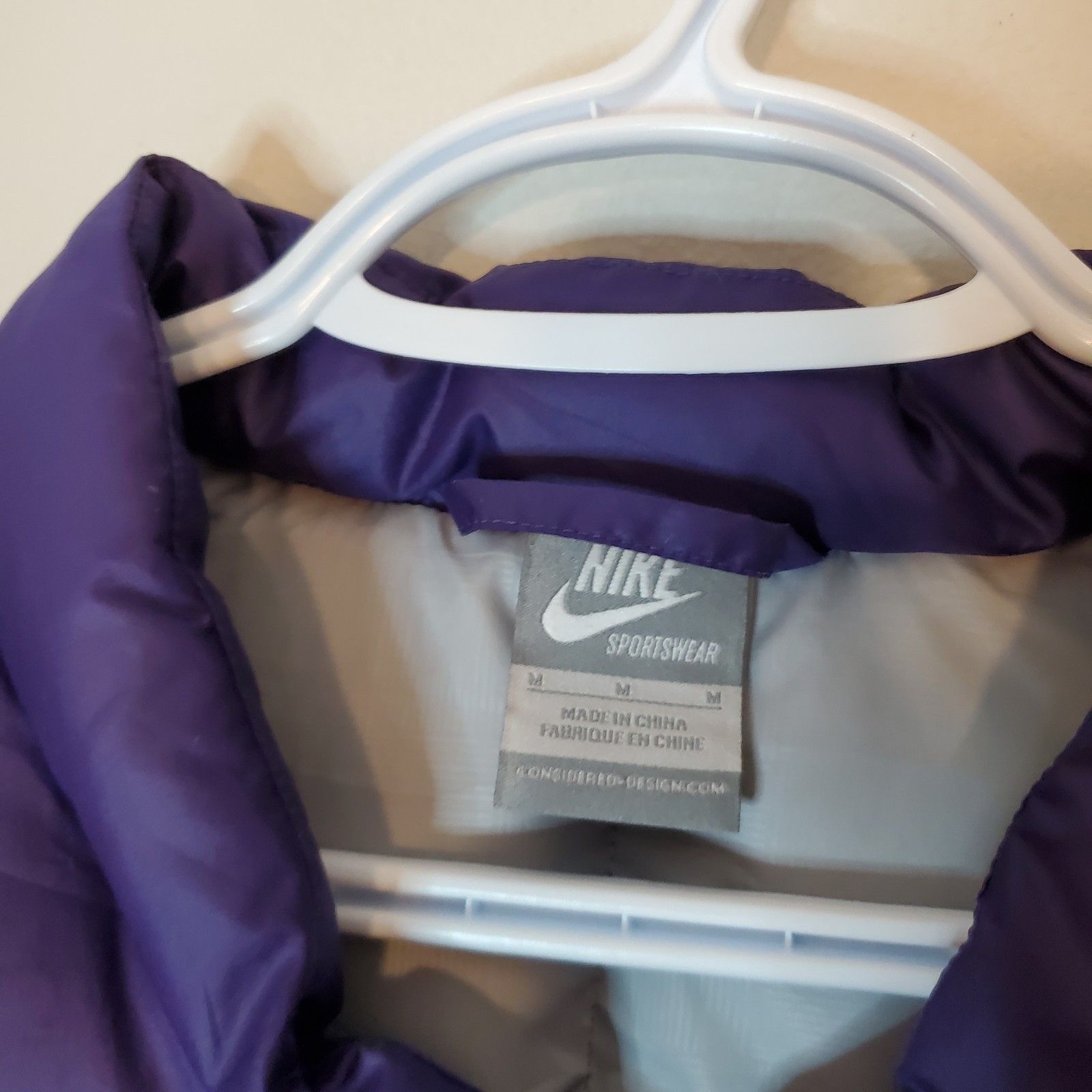 Nike Y2K Nike Down Puffer Coat Purple Size M Size US M / EU 48-50 / 2 - 4 Thumbnail